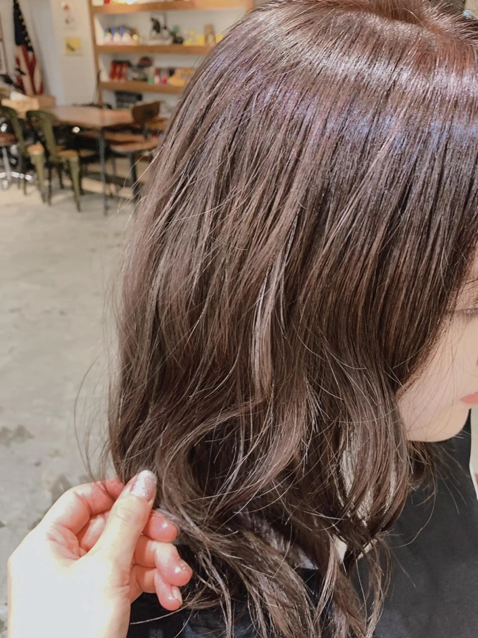 セミロング ショート🌼パーマ 本間正子のヘアスタイル