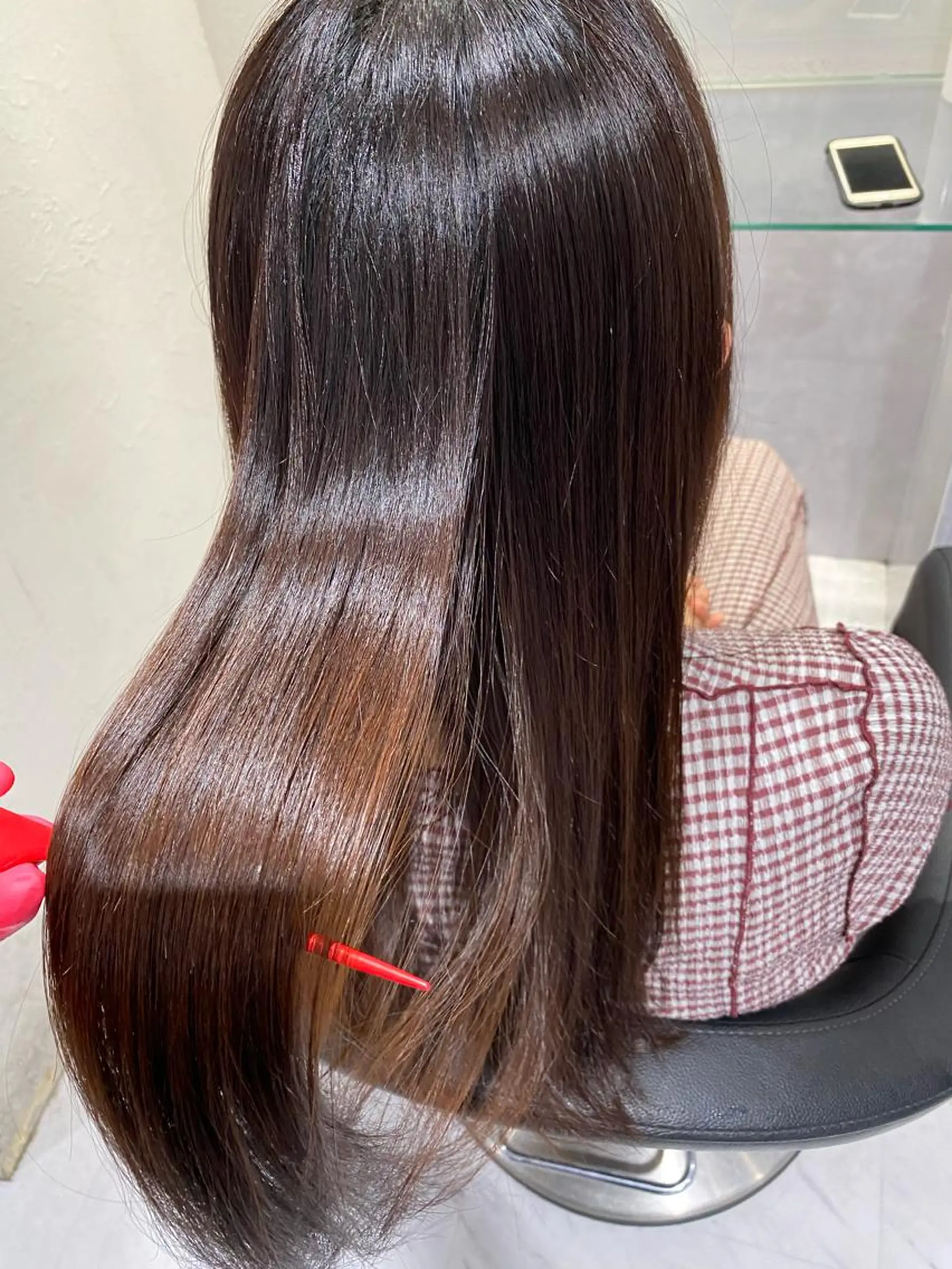 セミロング カラー ヘアアレンジ ベージュカラー ブリーチ グレージュ ハイライトカラー ミルクティーベージュ 外苑前NO.1艶髪 透明感カラーのヘアスタイル