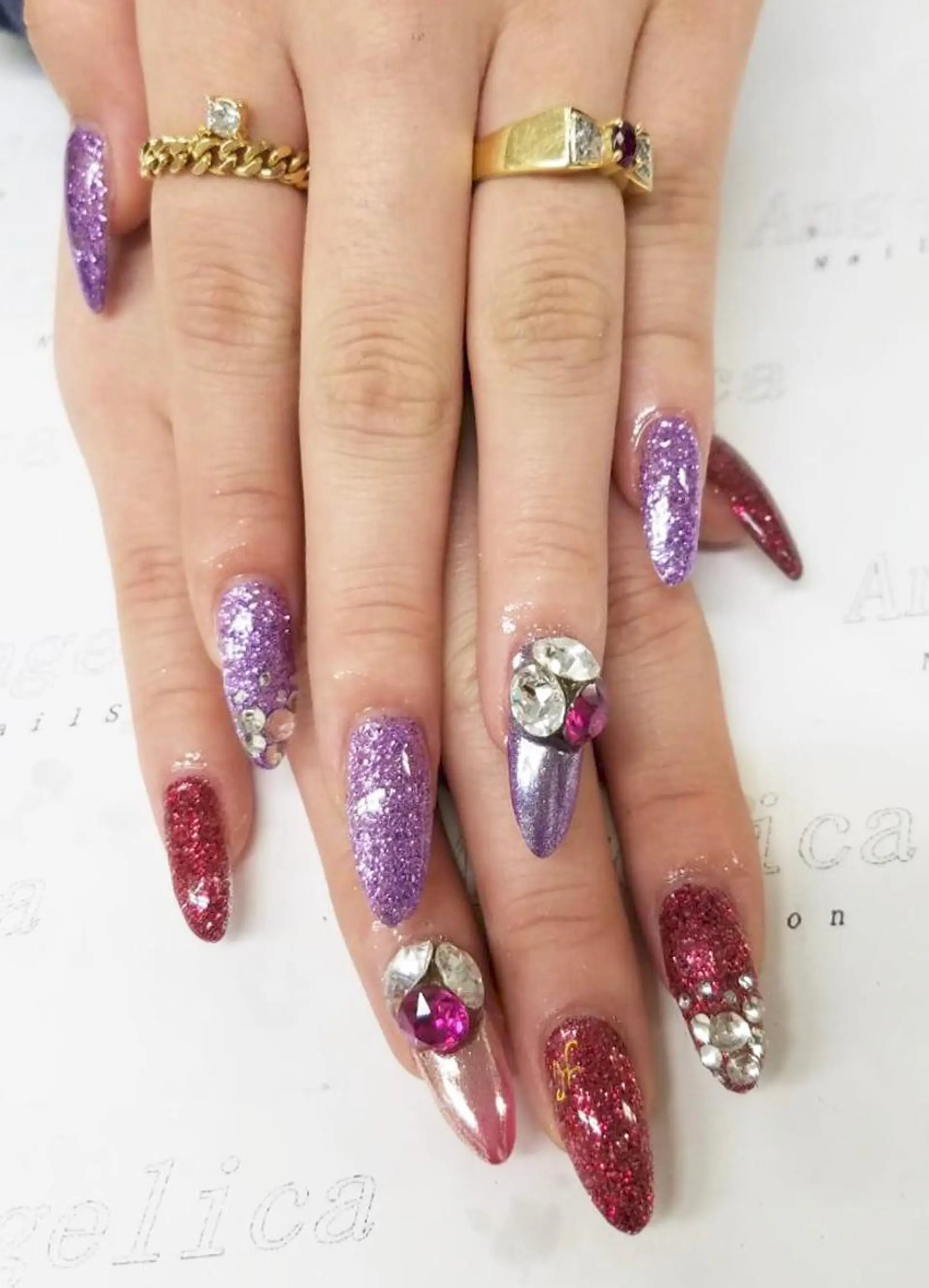 ネイル Angelica ネイリストのネイルデザイン