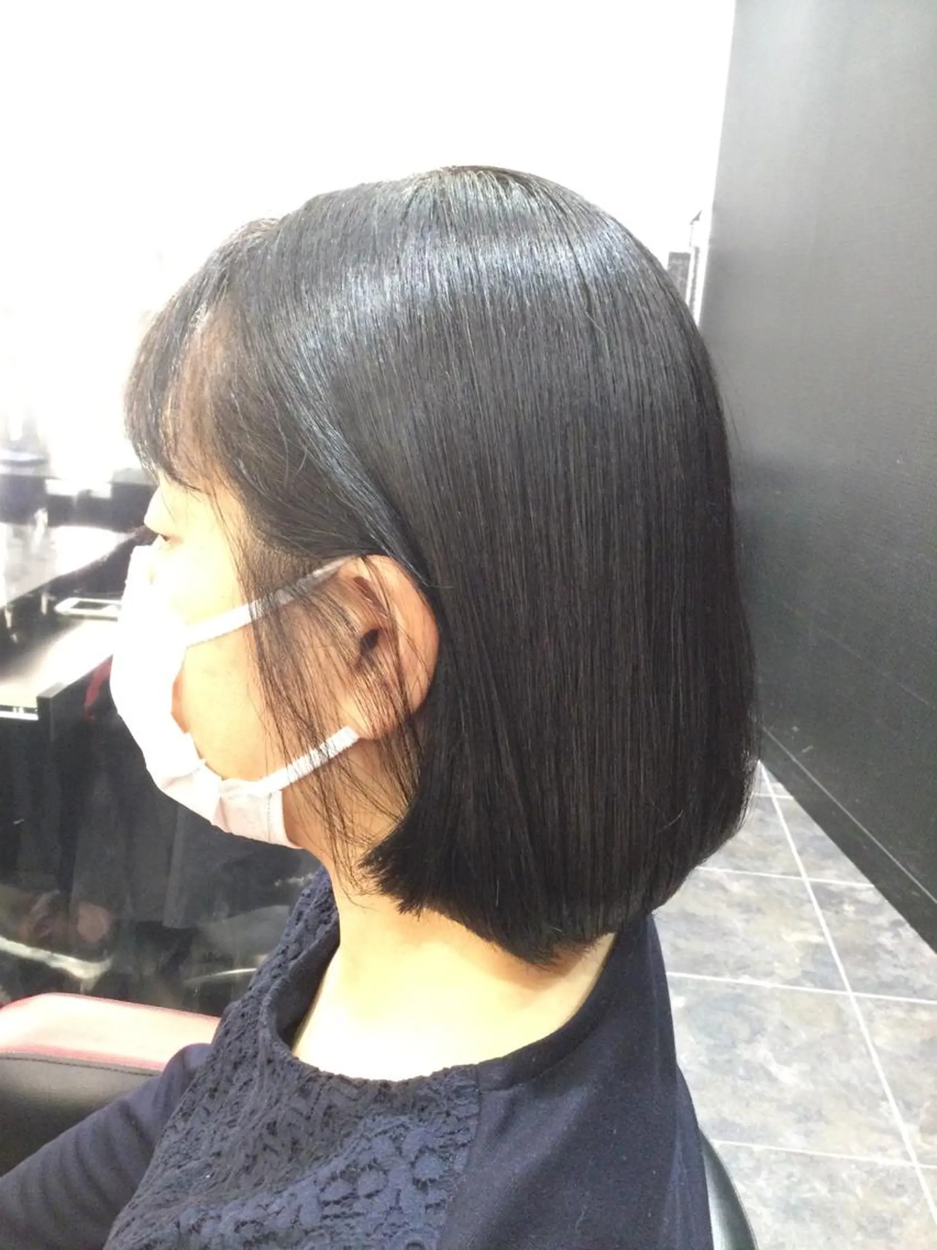 ミディアム Annon プライベートサロンのヘアスタイル