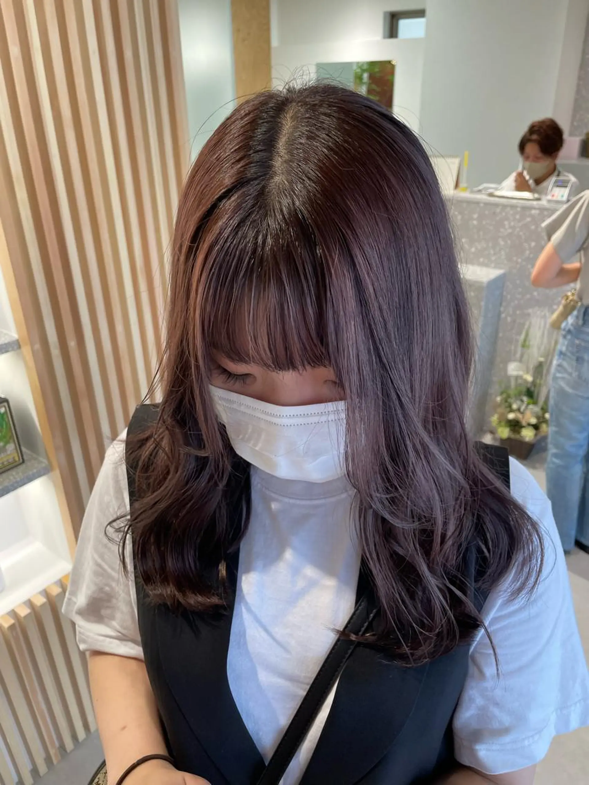 ロング カラー トリートメント トリートメント 透明カラー/レイヤー misaki °＊のヘアスタイル