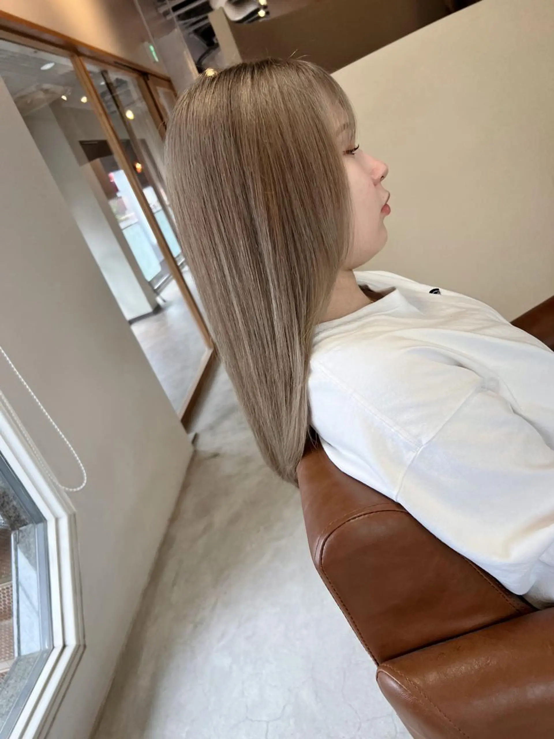 ミディアム 髪質改善カラー特化 ルイス奈良のヘアスタイル