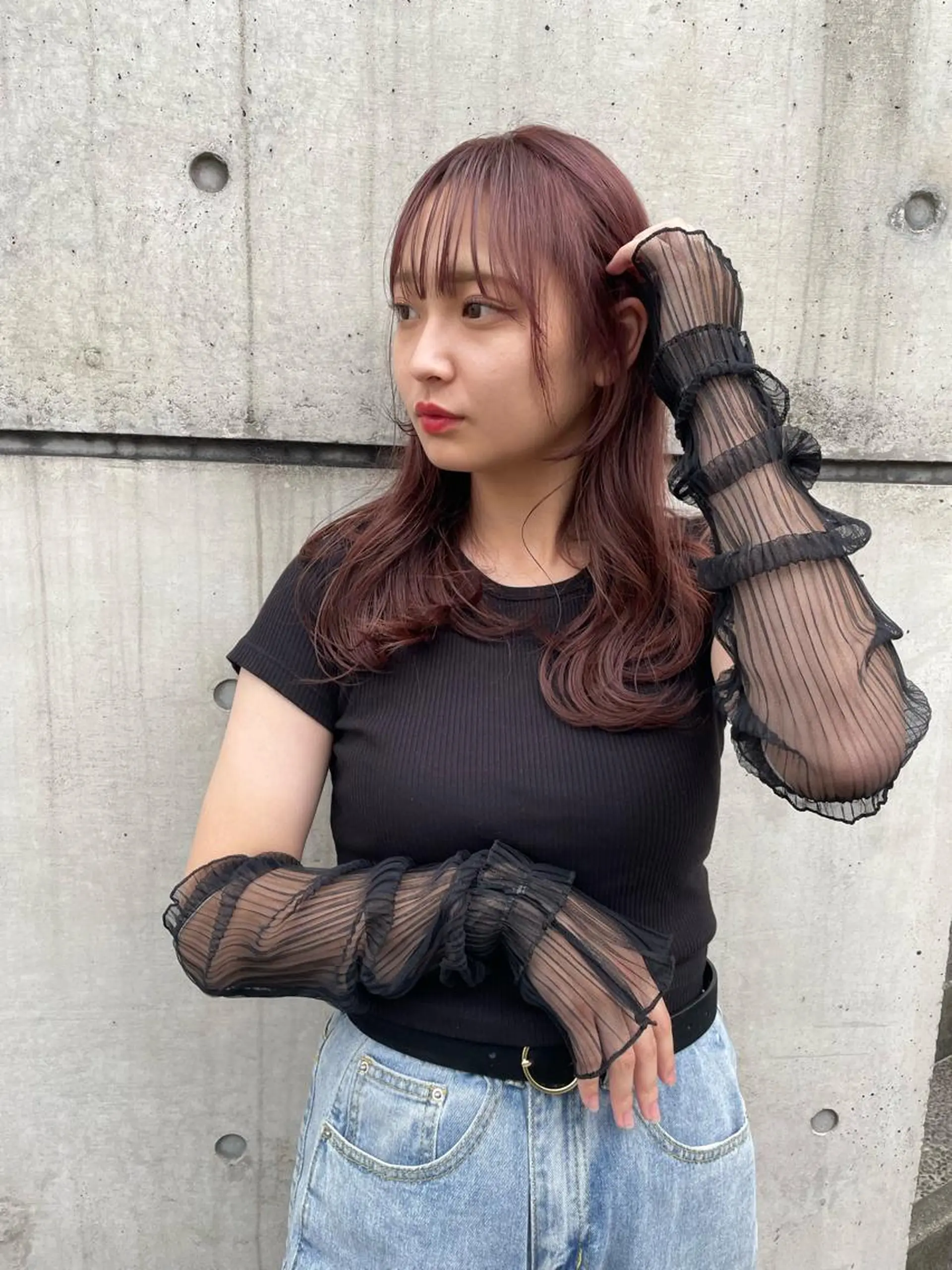 セミロング カラー 🌿髪質改善🌿艶髪 透明感🌿karenのヘアスタイル