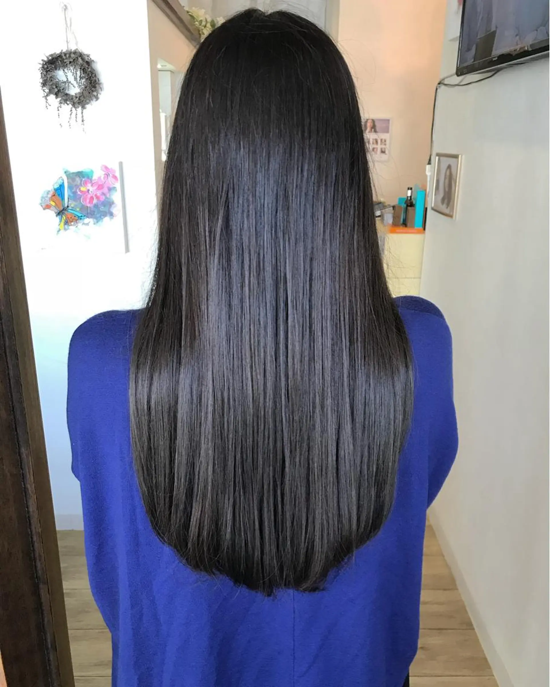 ロング カラー イルミナカラー カット ヘアカラー トリートメント grand juteのヘアスタイル