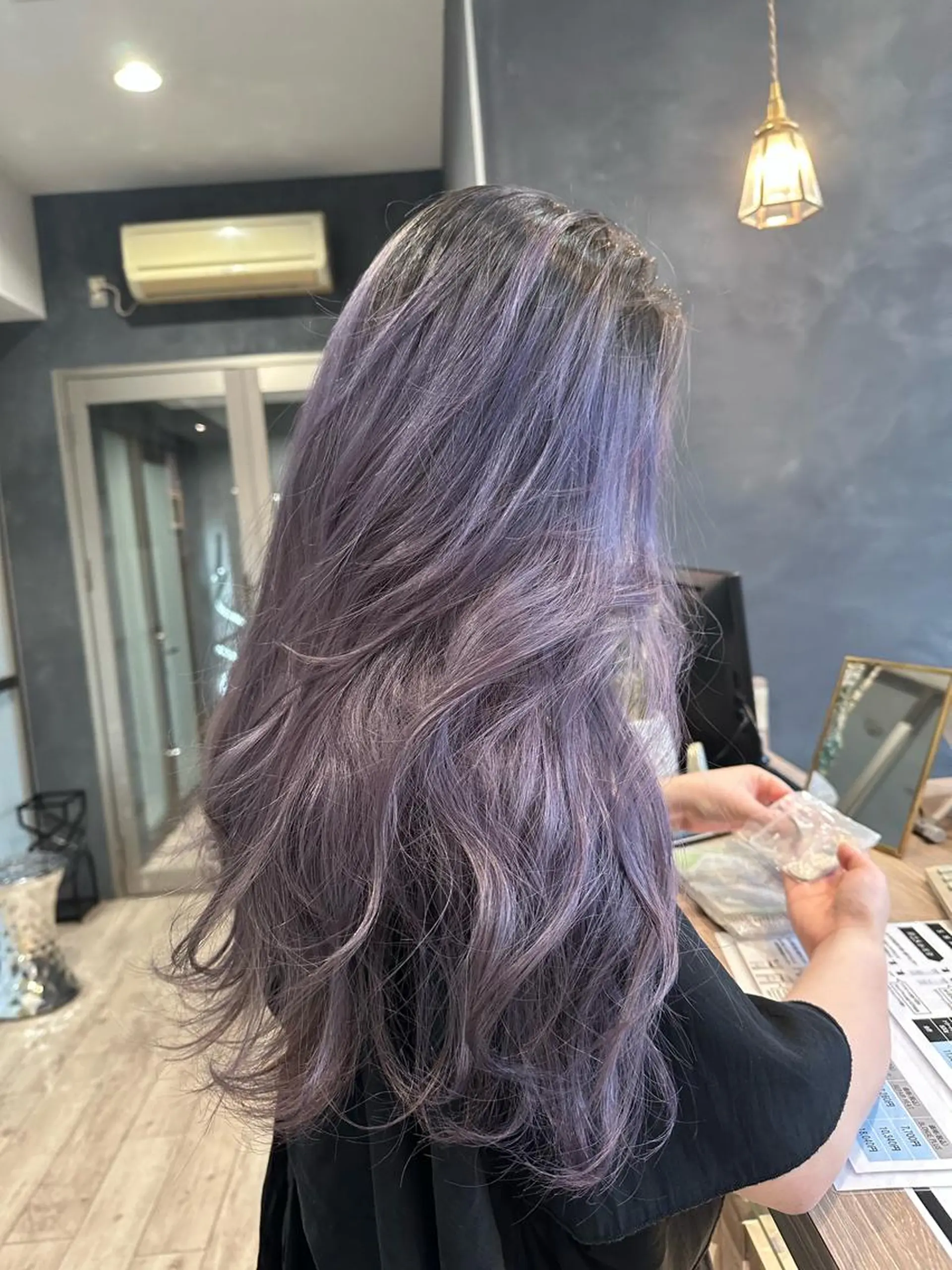 ロング ハイトーンボブ Mizuki.のヘアスタイル