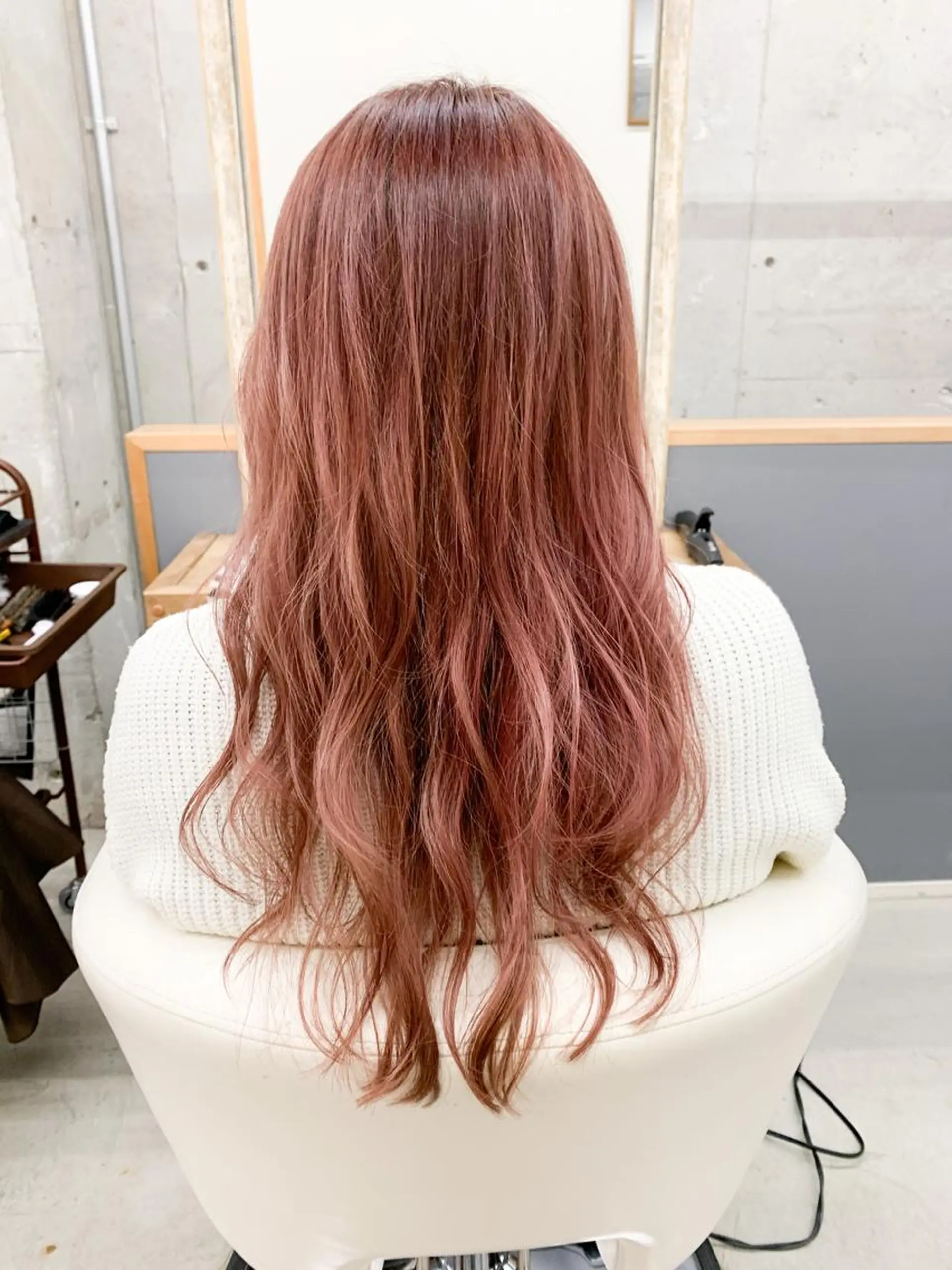 ロング ボブ 斜めバング 伸ばしかけ ハイライト レイヤーカット カット ヘアカラー 角床直哉 カラーカットNO 1のヘアスタイル