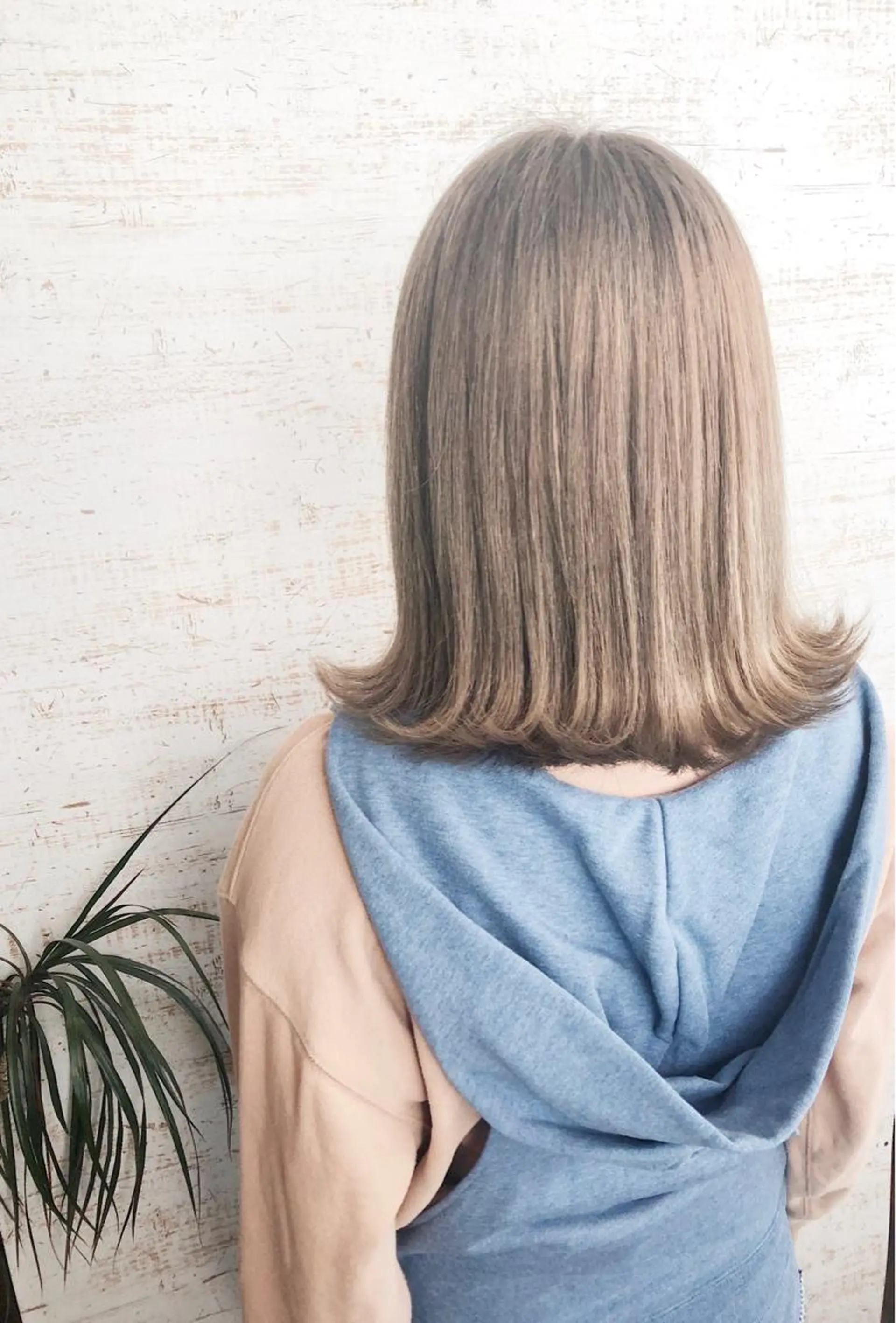 ミディアム カラー ケアブリーチ /髪質 改善/古橋圭史郎のヘアスタイル