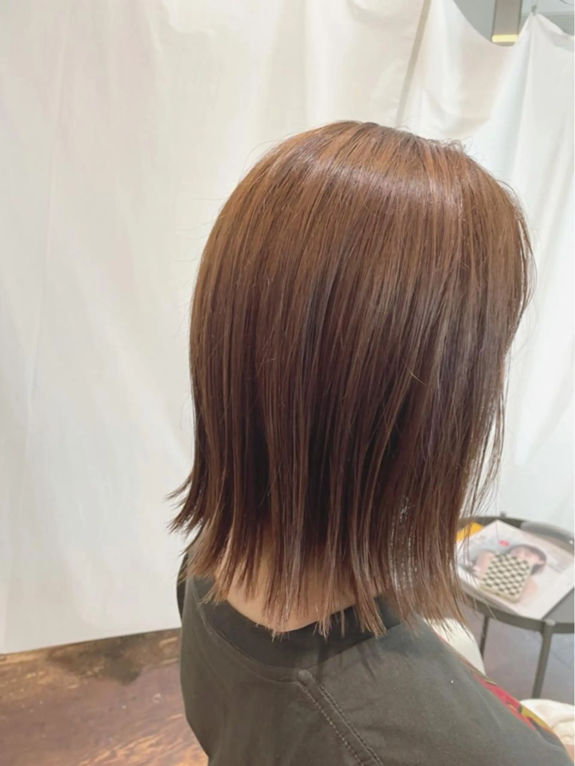 ミディアム カラー カット ヘアカラー トリートメント unsung所属・韓国風◎　田中 勇也のヘアスタイル