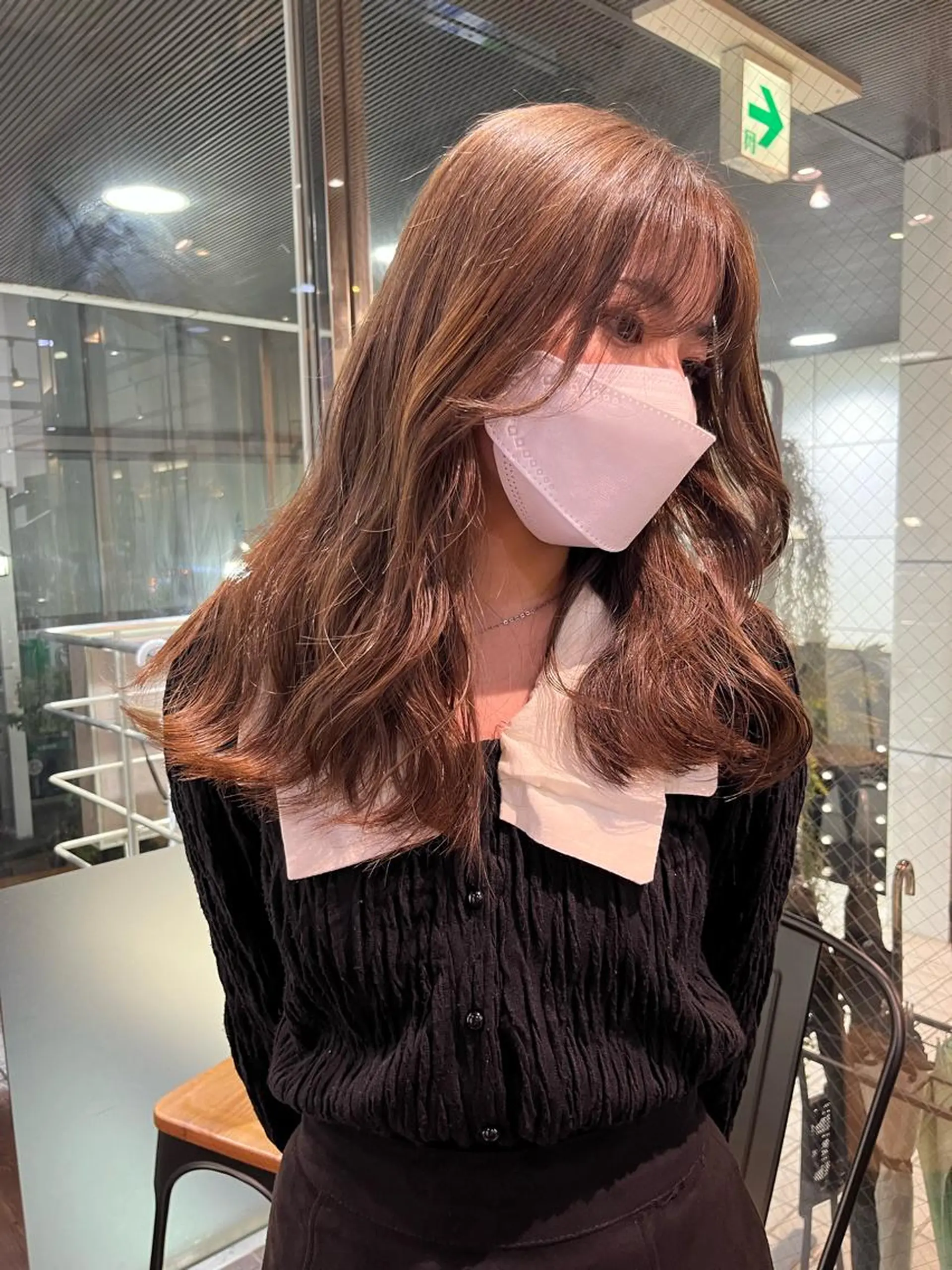 セミロング 韓国風カラー 学生 髪質改善 韓国風ヘア トリートメント メンズスタイル Hitomi🐶のヘアスタイル