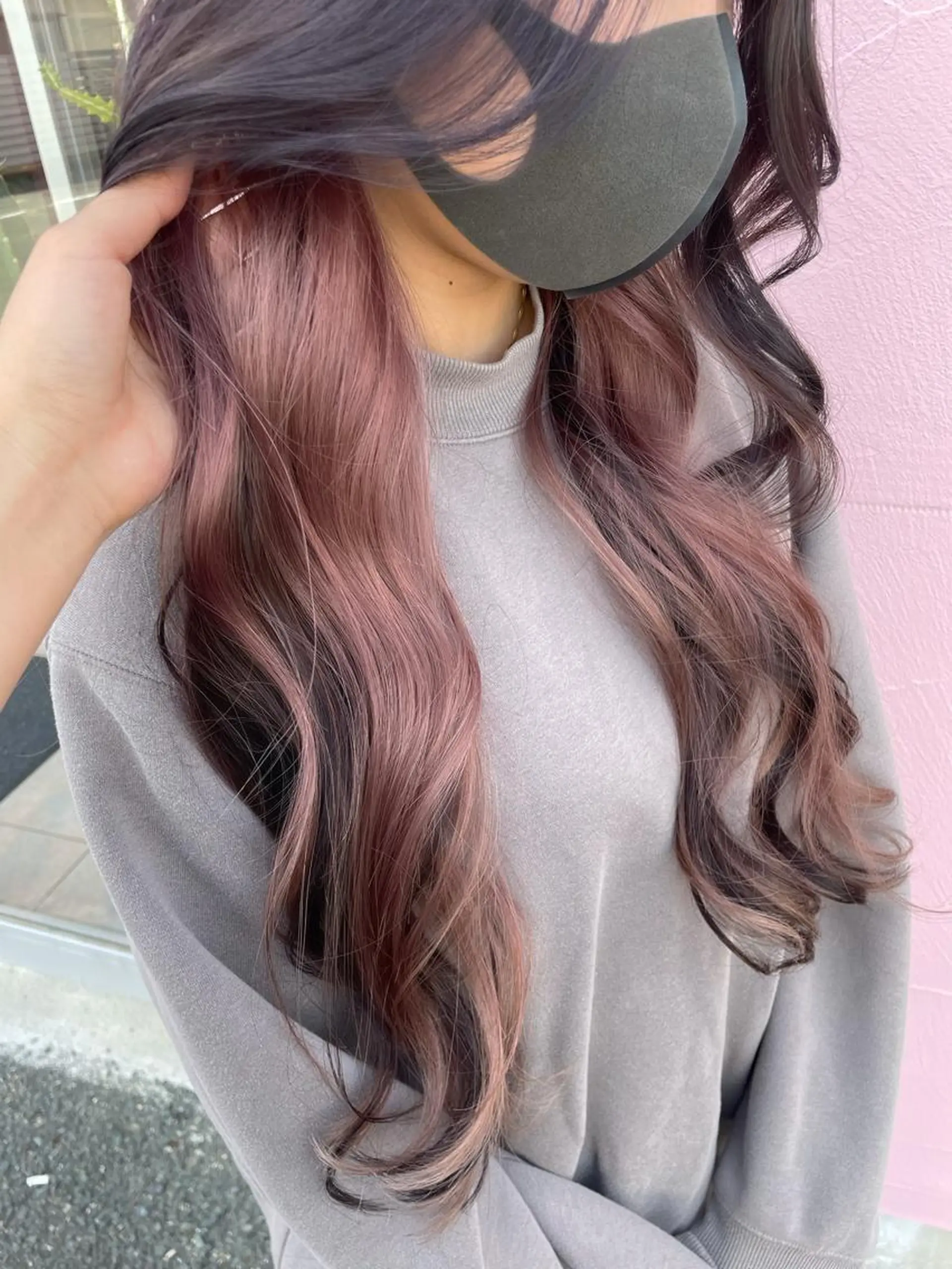 ロング ヘアカラー ひなた 艶カラー/渋谷のヘアスタイル