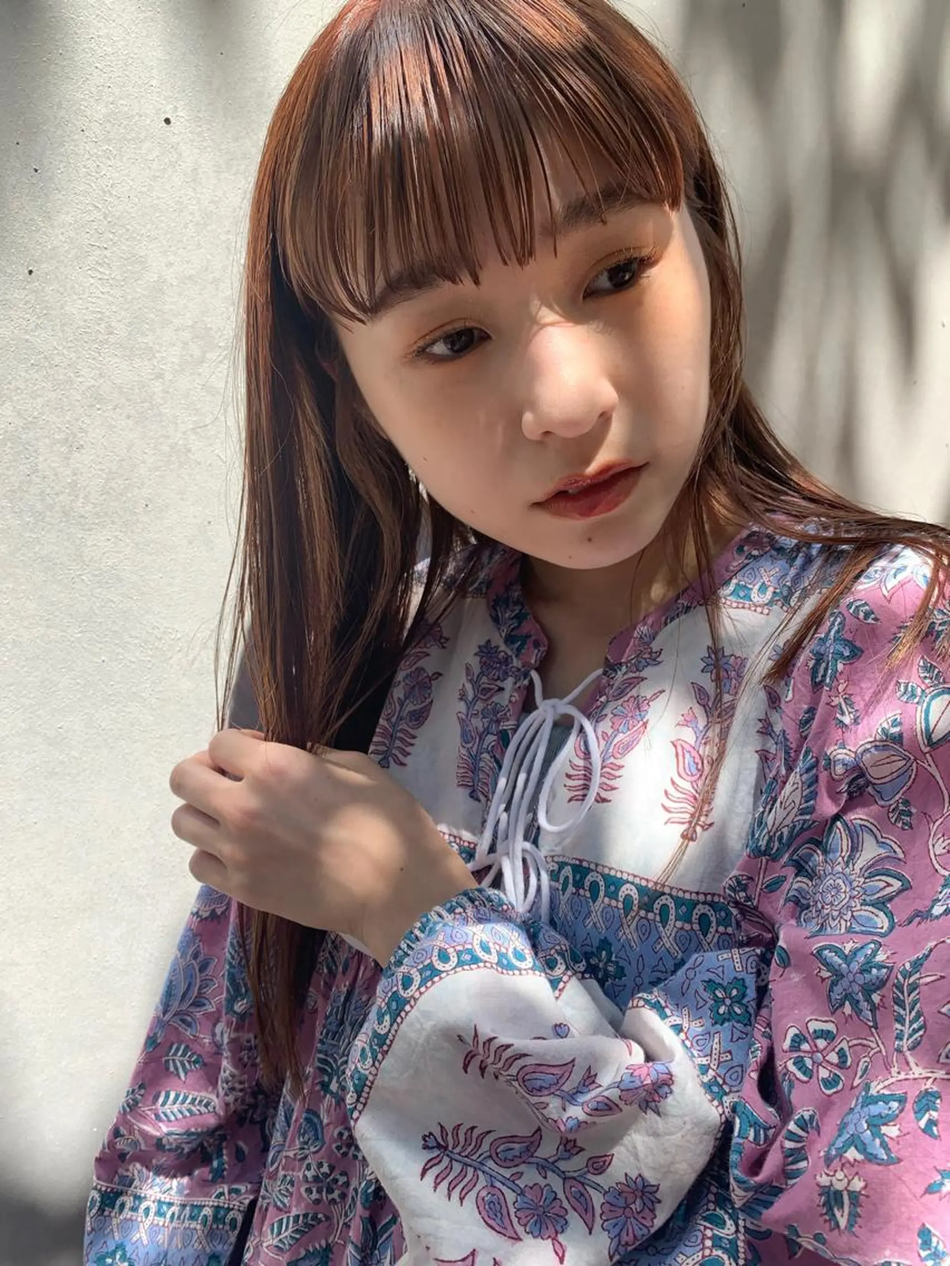 ロング カット トリートメント 西山 紗耶香🪽 透明感カラー/ボブのヘアスタイル