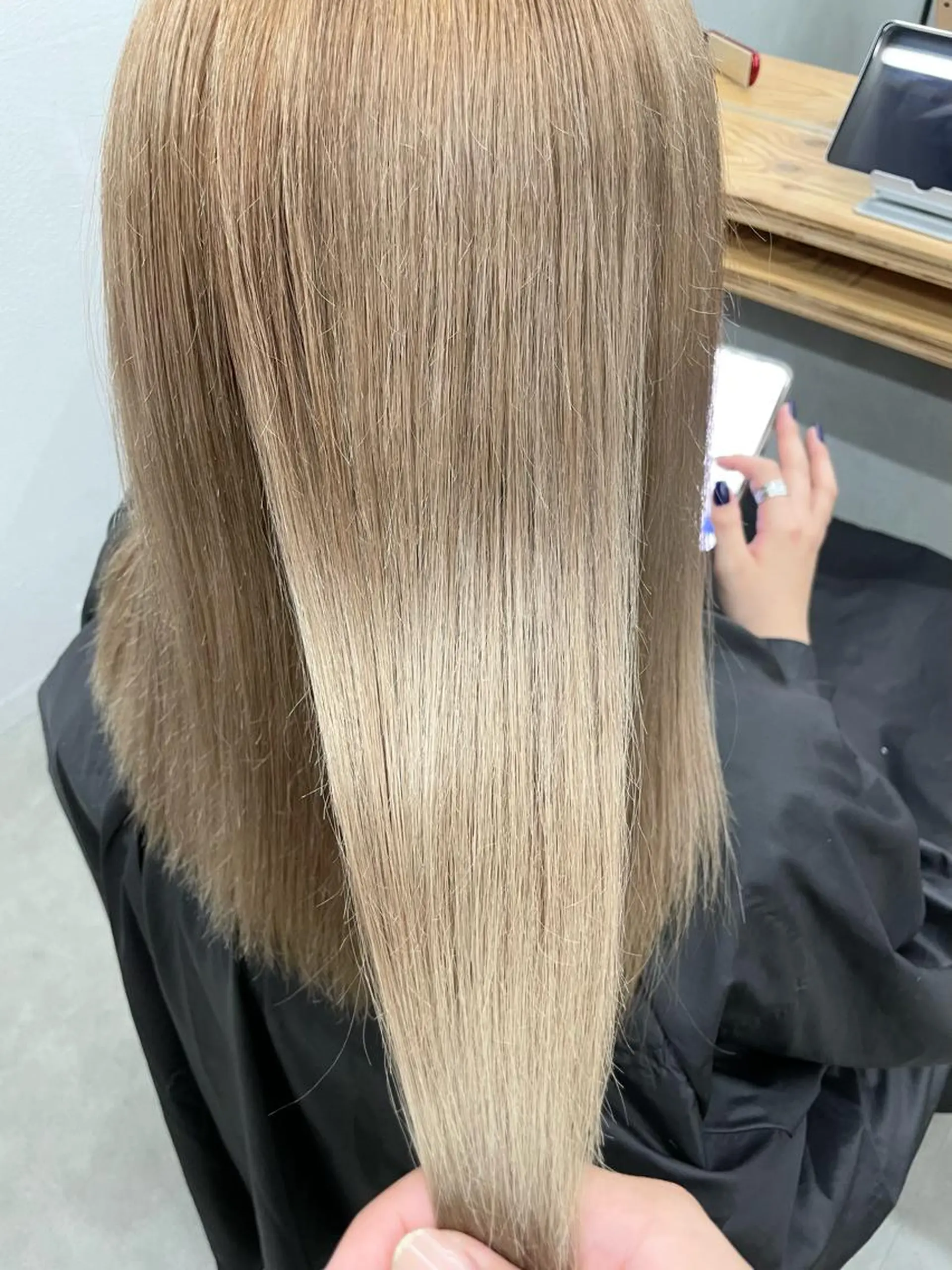 セミロング カラー カット ヘアカラー トリートメント ひより ／Nのヘアスタイル