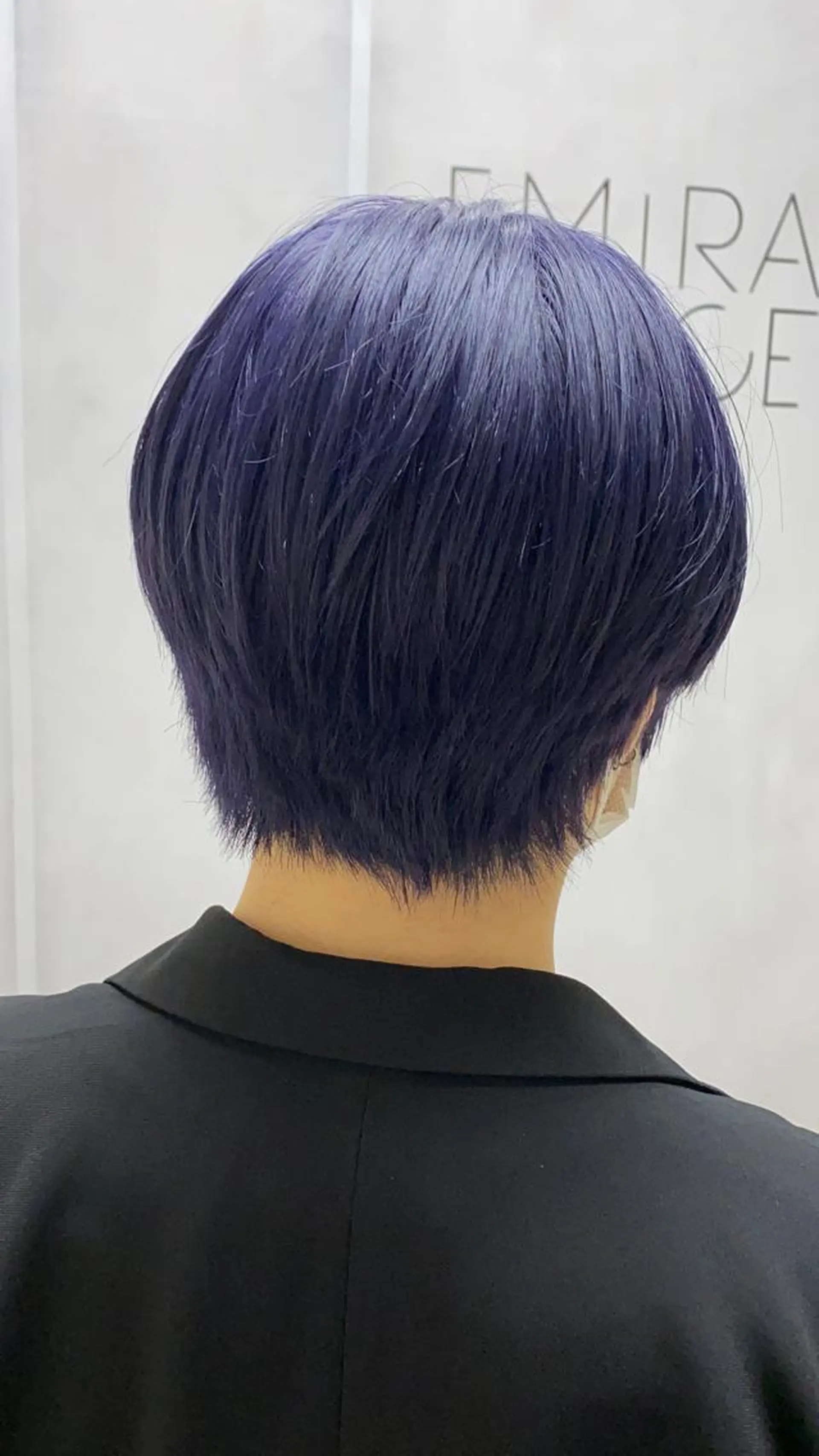 ショート カラー ブリーチ ディープパープル パープルカラー カット ヘアカラー トリートメント 🟢NEGi🟣 🫧髪質改善のヘアスタイル