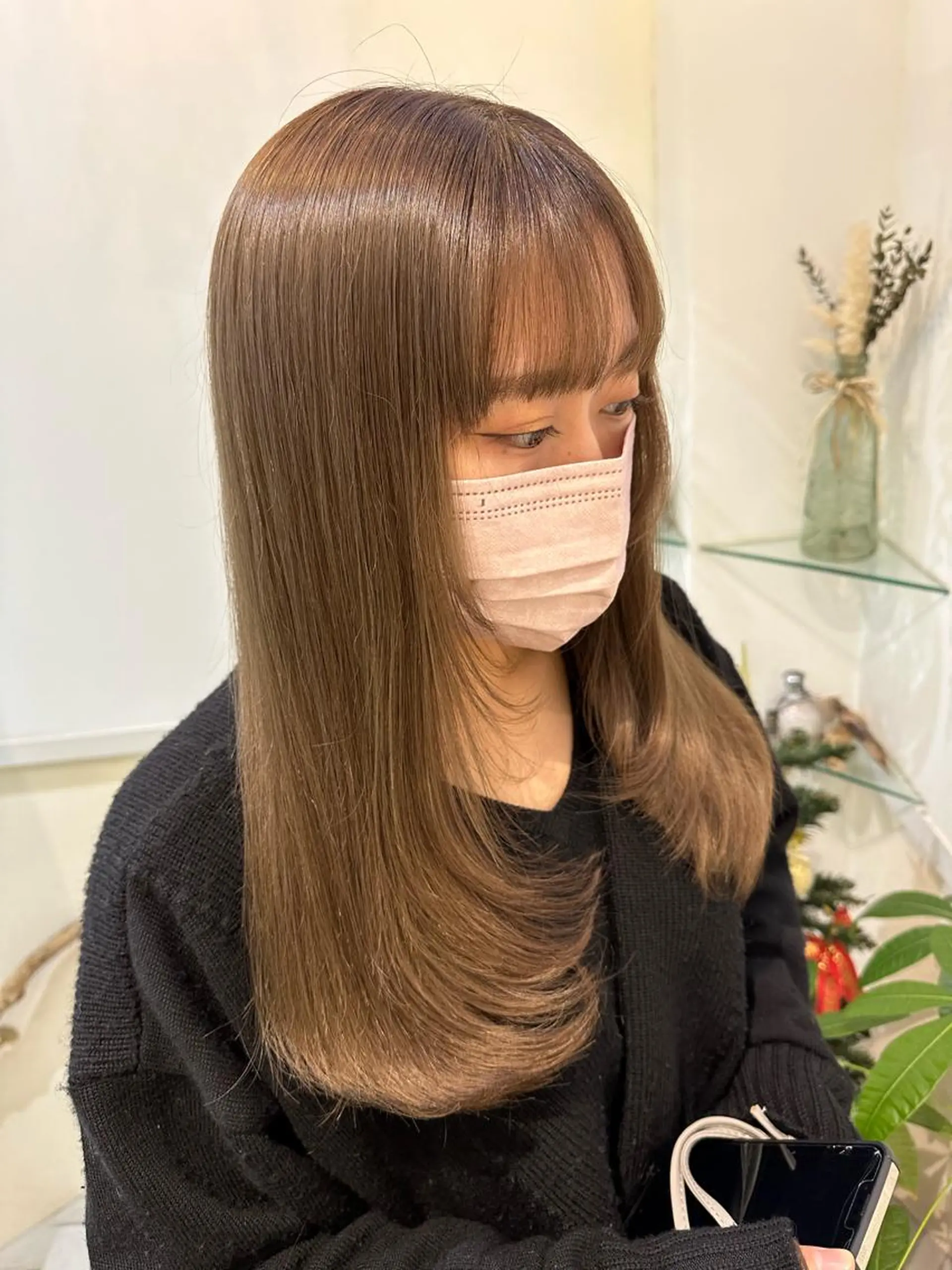 ロング 透けるbrown カラー🎗♡yukaのヘアスタイル