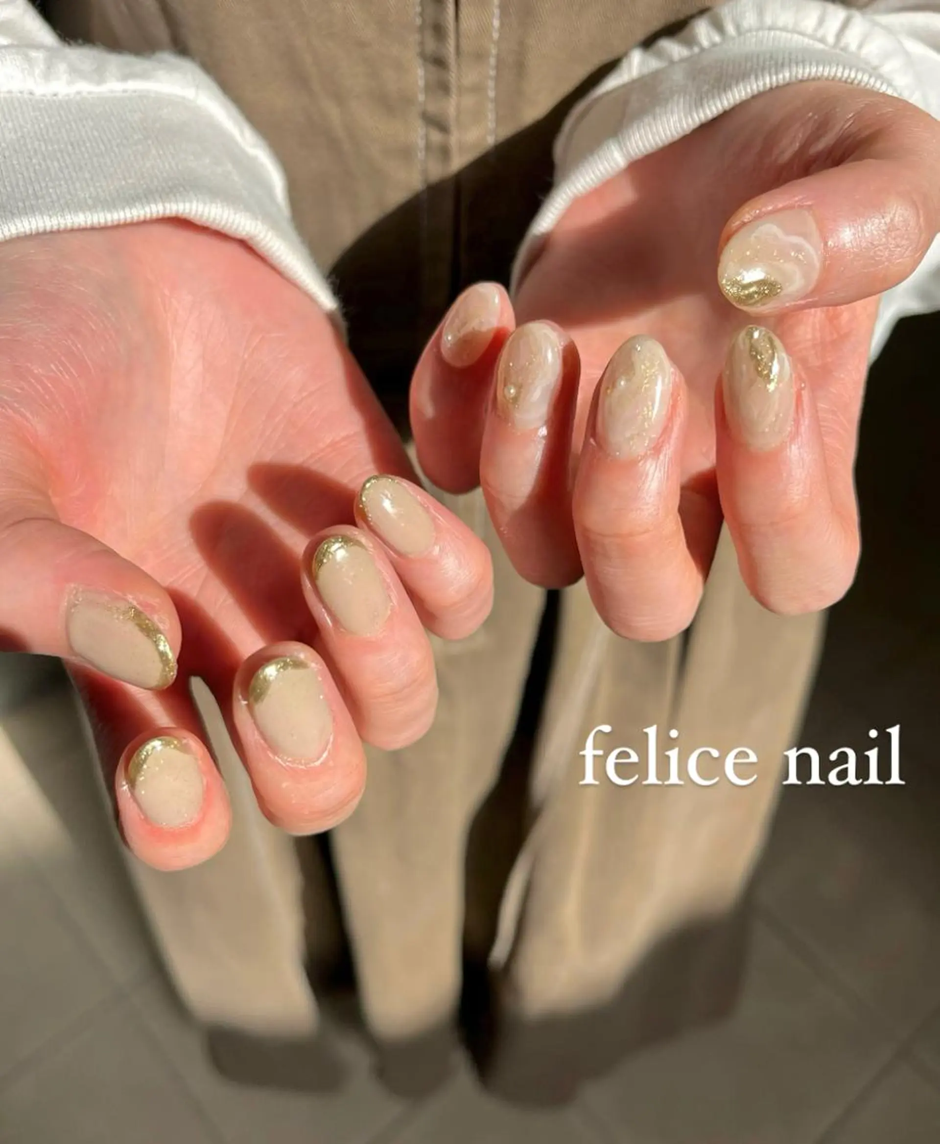 ネイル ニュアンスネイル felice nailのネイルデザイン