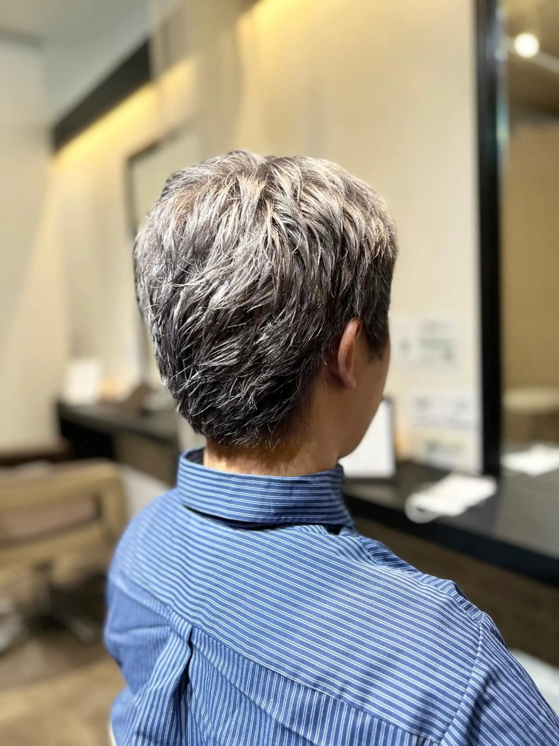 カラー メンズ メンズブリーチ ブリーチ ヘアカラー 川村 綾のヘアスタイル