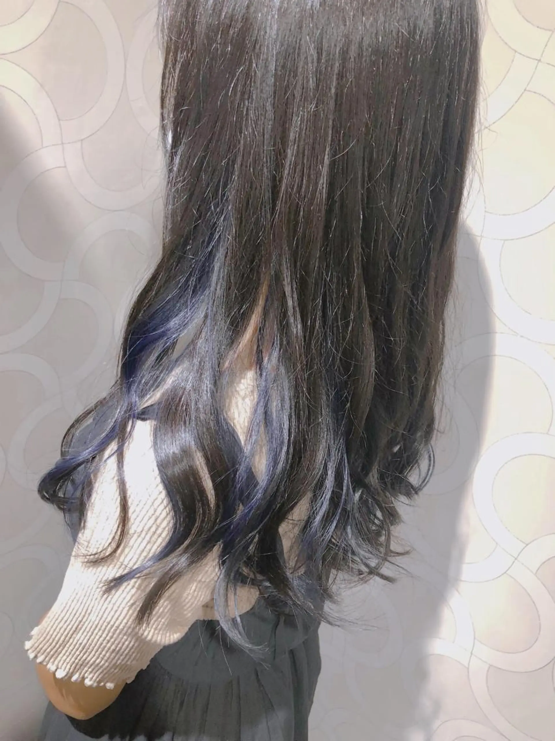 ロング カラー ブリーチ インナーカラー ヘアカラー トリートメント 韓国ヘア ♡tomimaのヘアスタイル