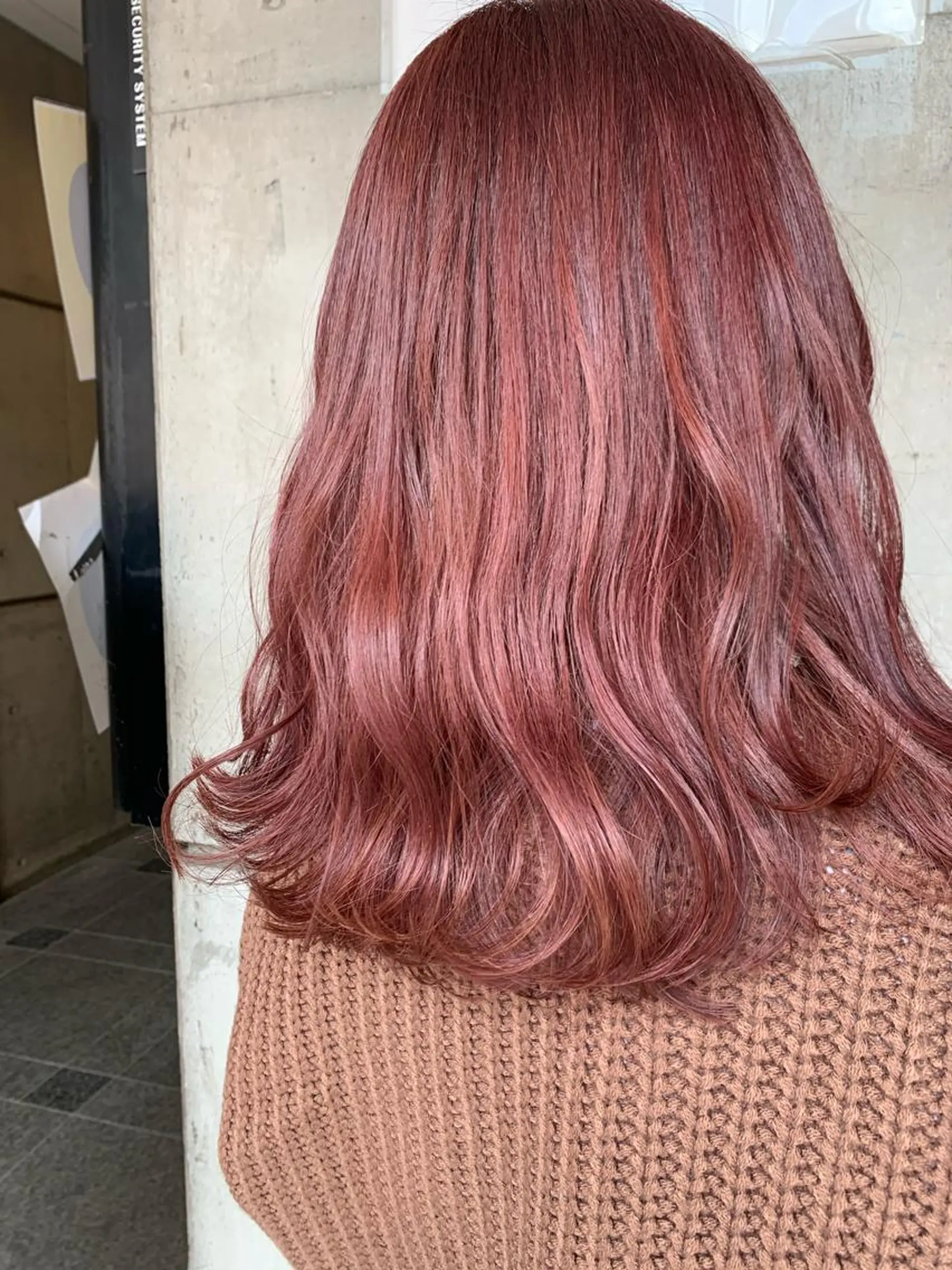 セミロング カラー 平野 優奈のヘアスタイル