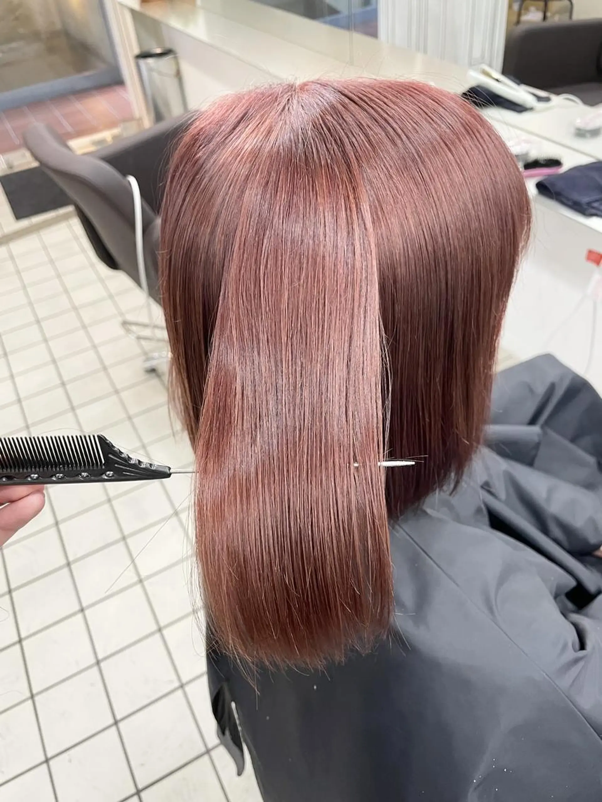 セミロング カラー ヘアアレンジ LuciA/エクステ カラーのヘアスタイル