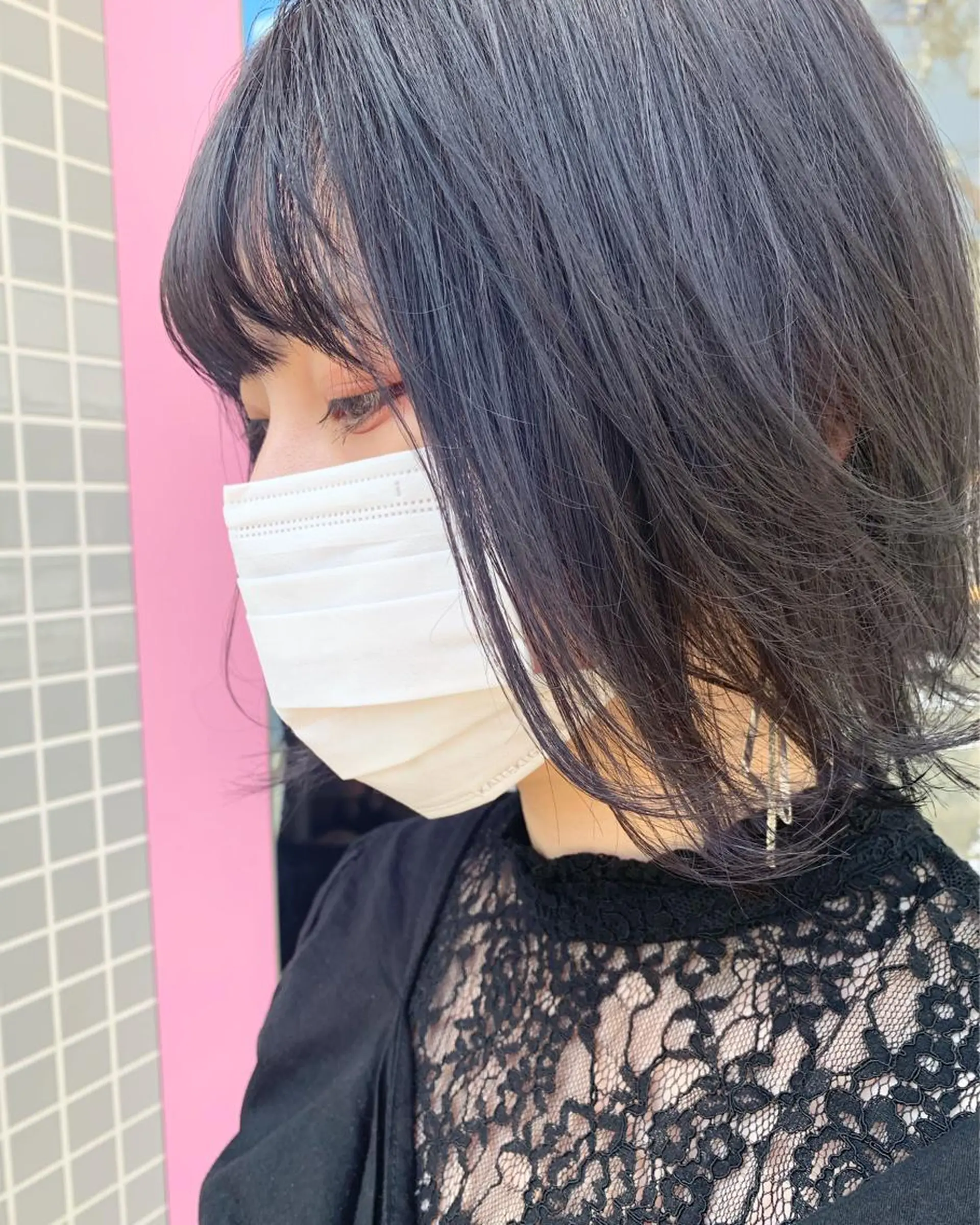 ミディアム カラー カット ヘアカラー トリートメント ヘアセット DiMPlE  ディンプル所属・🌸スタイリスト 山浦美恵のヘアスタイル