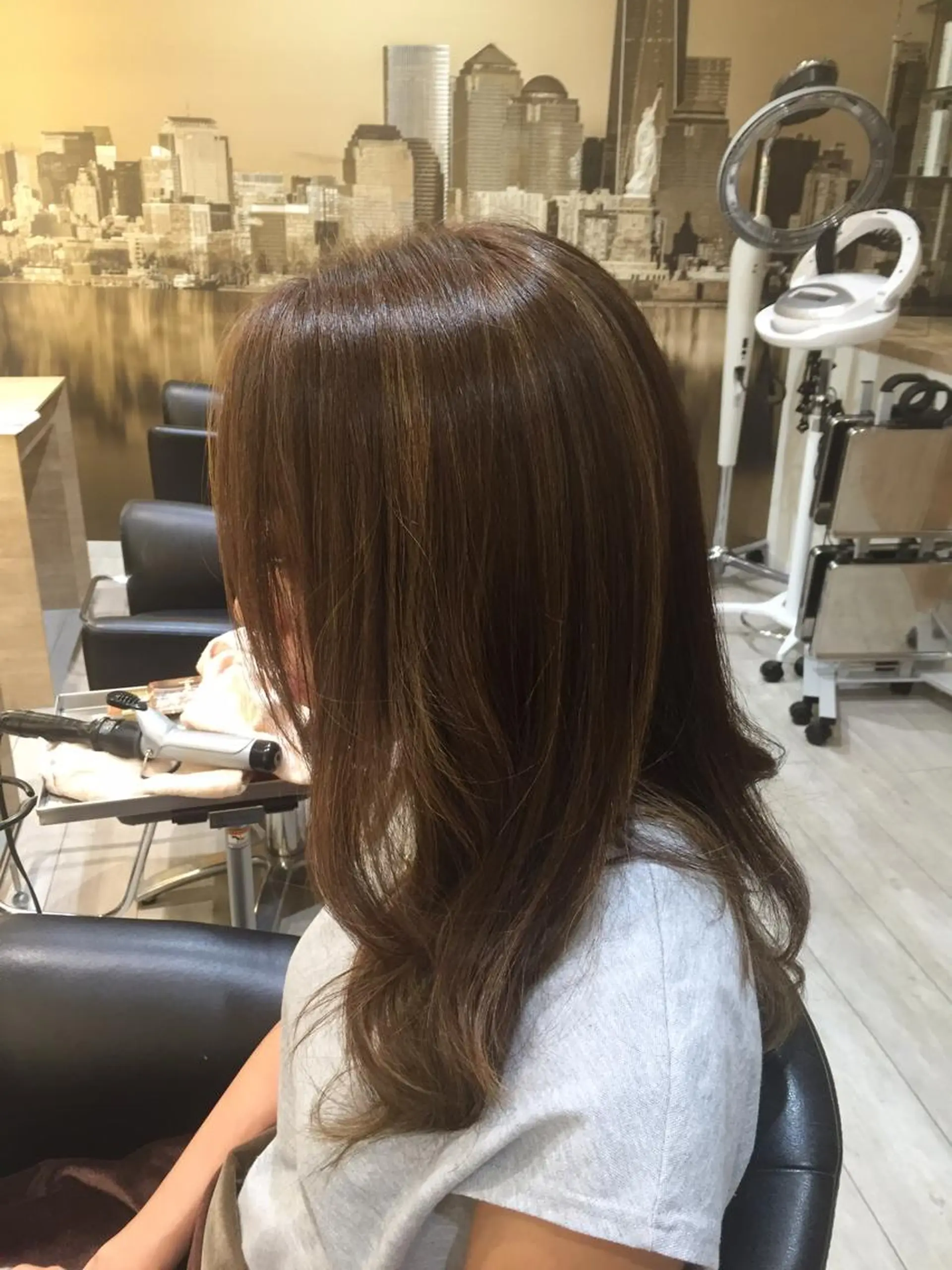 セミロング カラー ハイライトカラー イルミナカラー ハイライト カット ヘアカラー ハイライト/髪質改善 ✂️十河祐輝のヘアスタイル