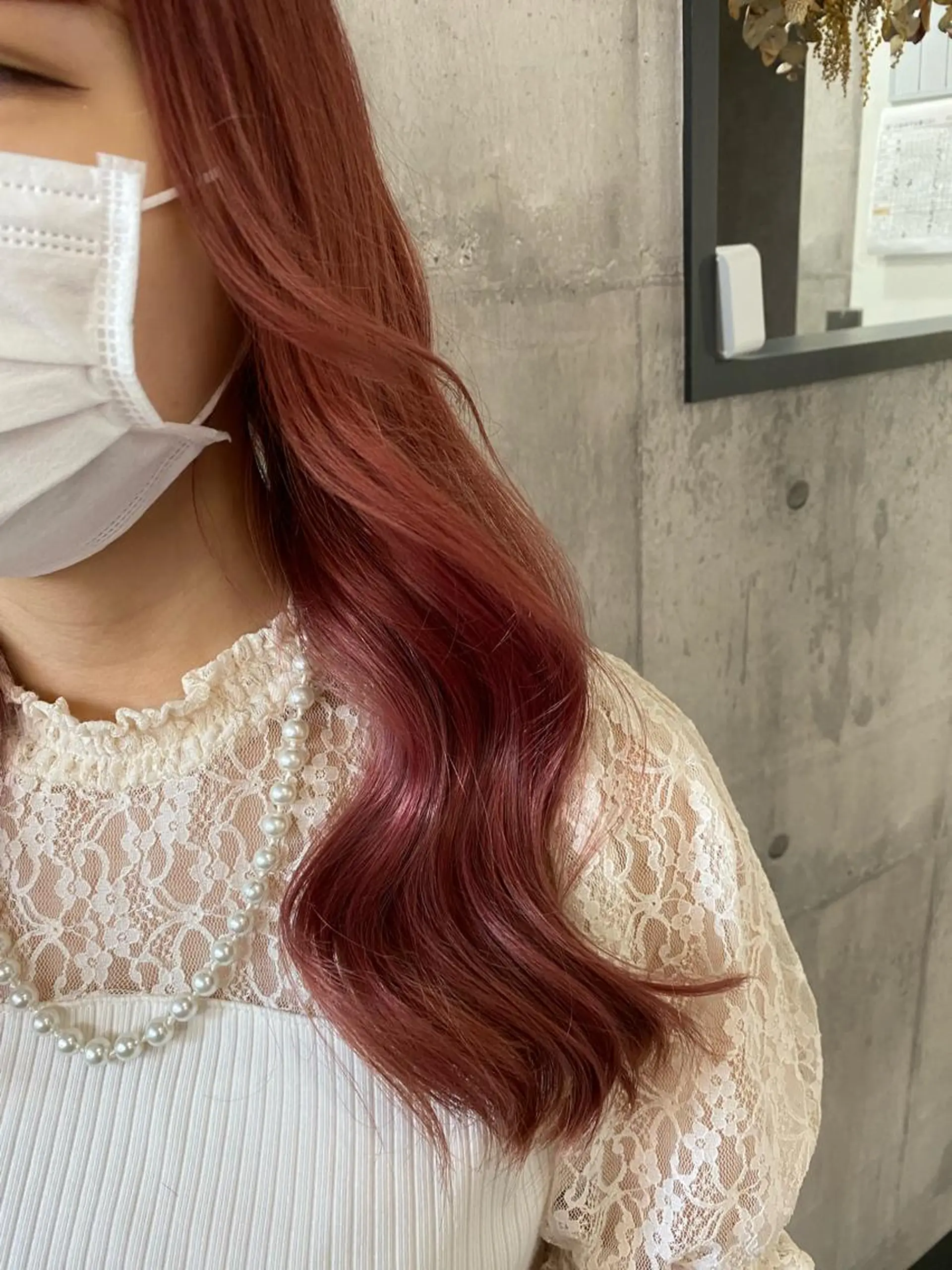 ロング カラー ヘアカラー トリートメント PANDOLA あゆり🦋のヘアスタイル