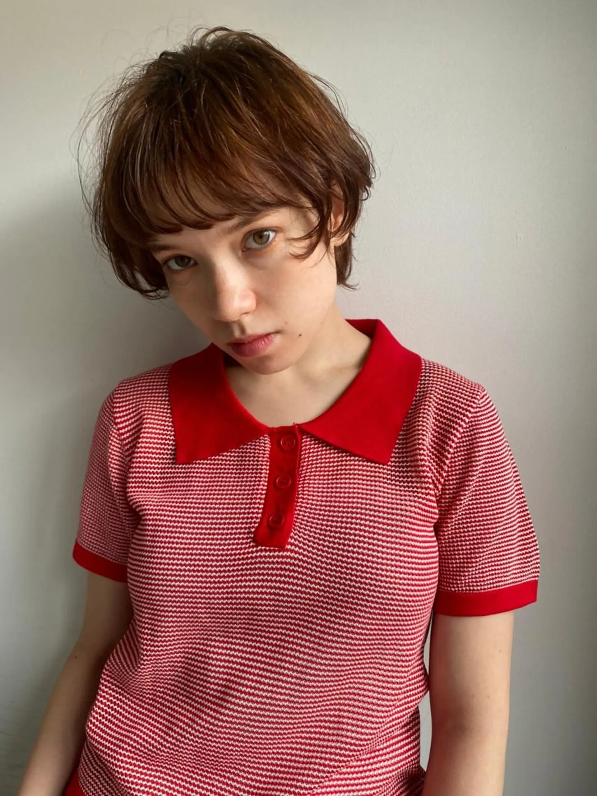 セミロング カラー パーマ ショートボブ セミロングパーマ アディクシーカラー ブリーチ ケアブリーチ ヘアカラー トリートメント CEINE OURのヘアスタイル