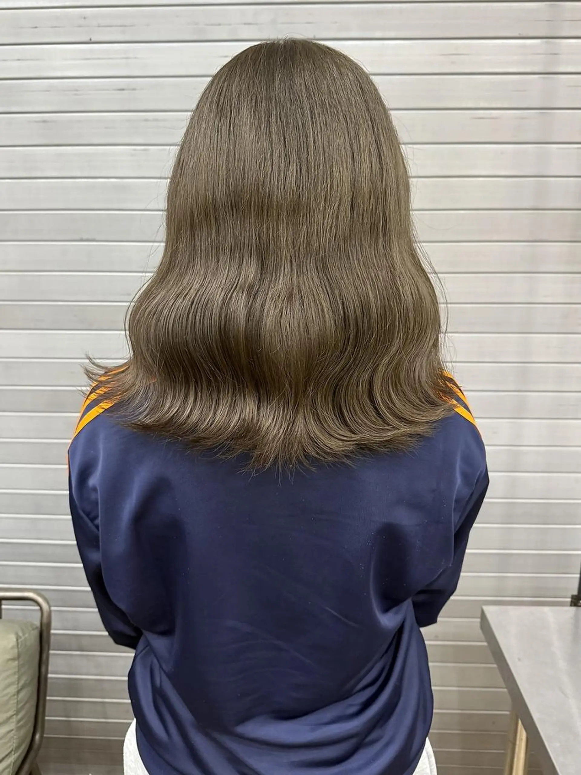 ミディアム ヘアカラー トリートメント 松本/艶カラー/ ブリーチ/村岡 彩優のヘアスタイル