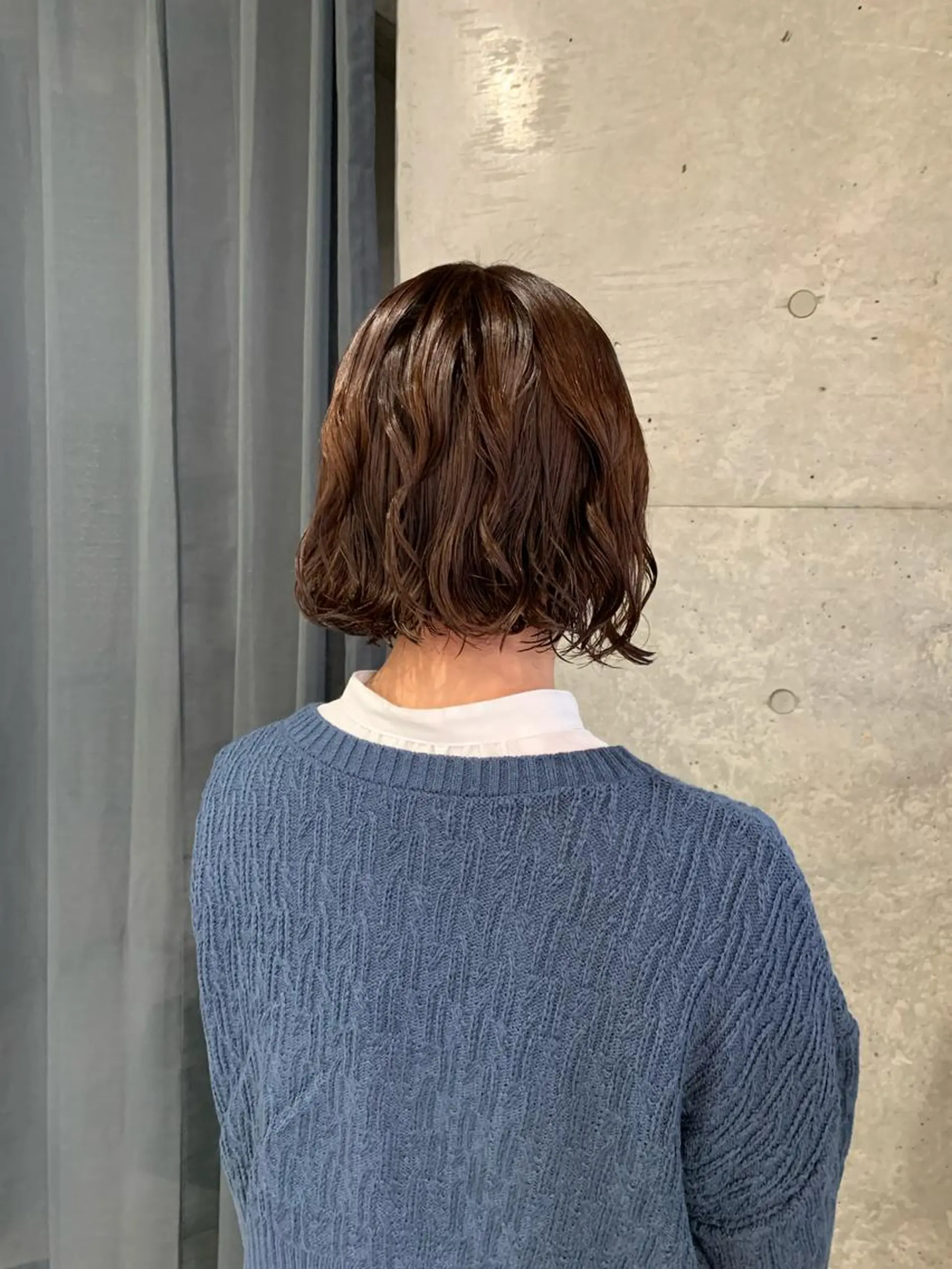 パーマ ボブパーマコテ巻き風 パーマNo1深江秀平のヘアスタイル