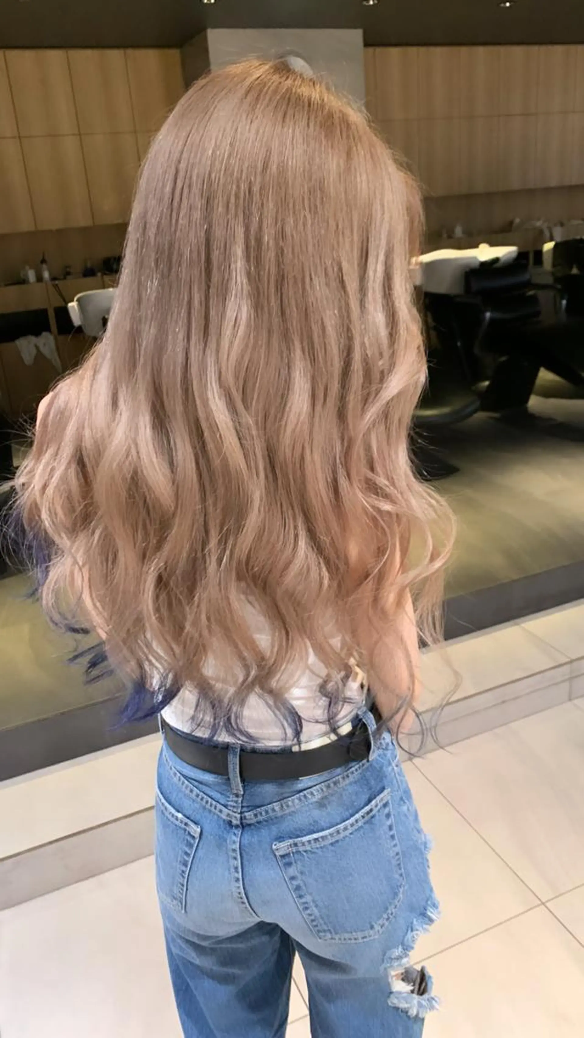 ロング カラー パーマ ヘアアレンジ メンズ キッズ ネイル マツエク・マツパ LINDOTOKYO梅田所属・酸性ストレート 髪質改善大槻勇樹のヘアスタイル