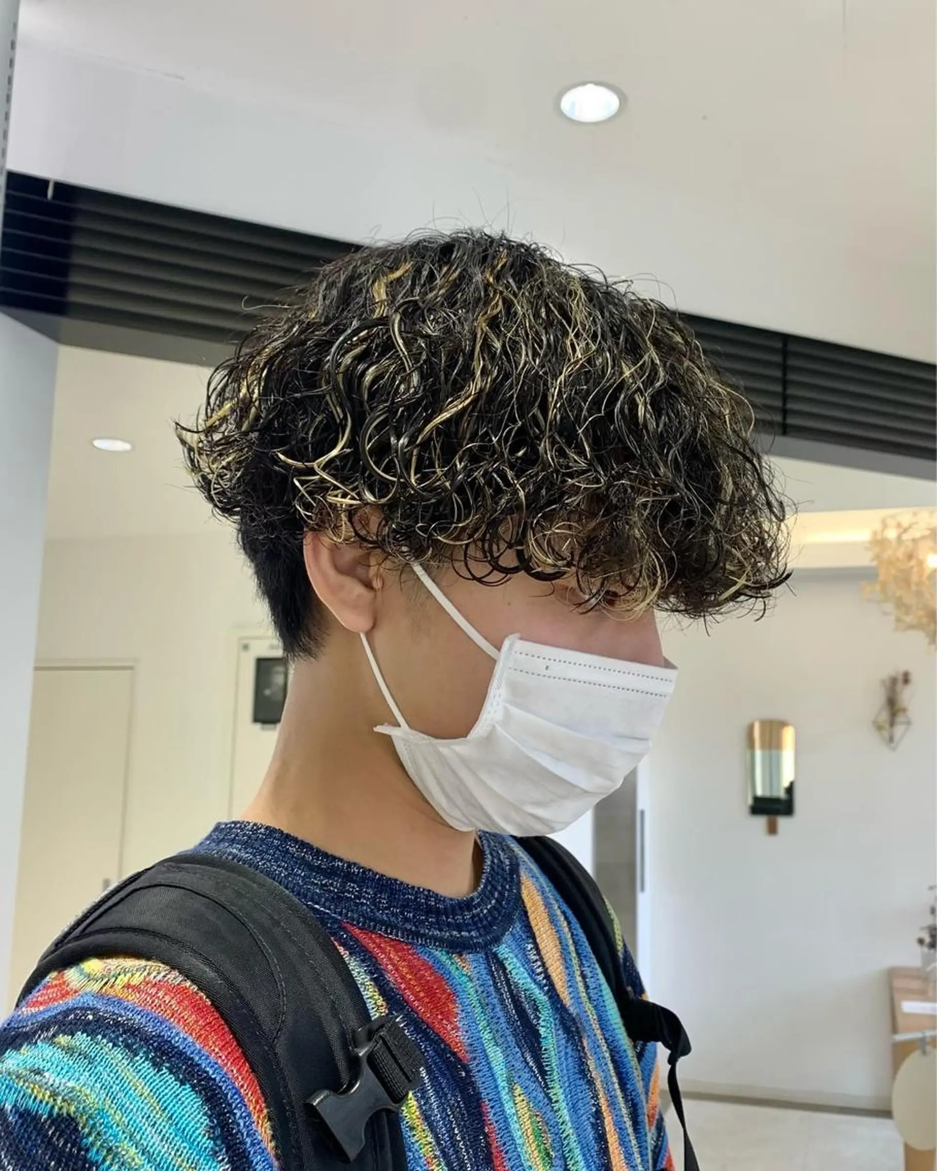 ショート カラー メンズ メンズカット・ パーマ🎈はなさかのヘアスタイル