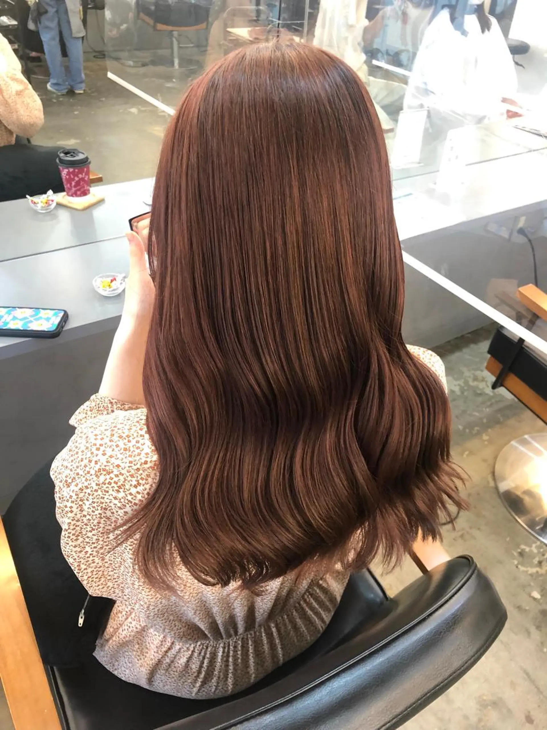 ロング 🤍韓国ヘア🇰🇷 タバタサオリ🤍のヘアスタイル