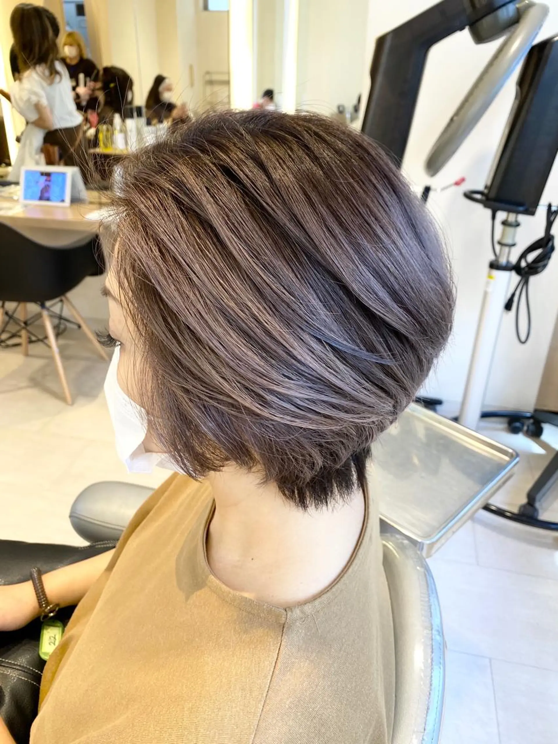ショート ハイライト 奥井 将希のヘアスタイル