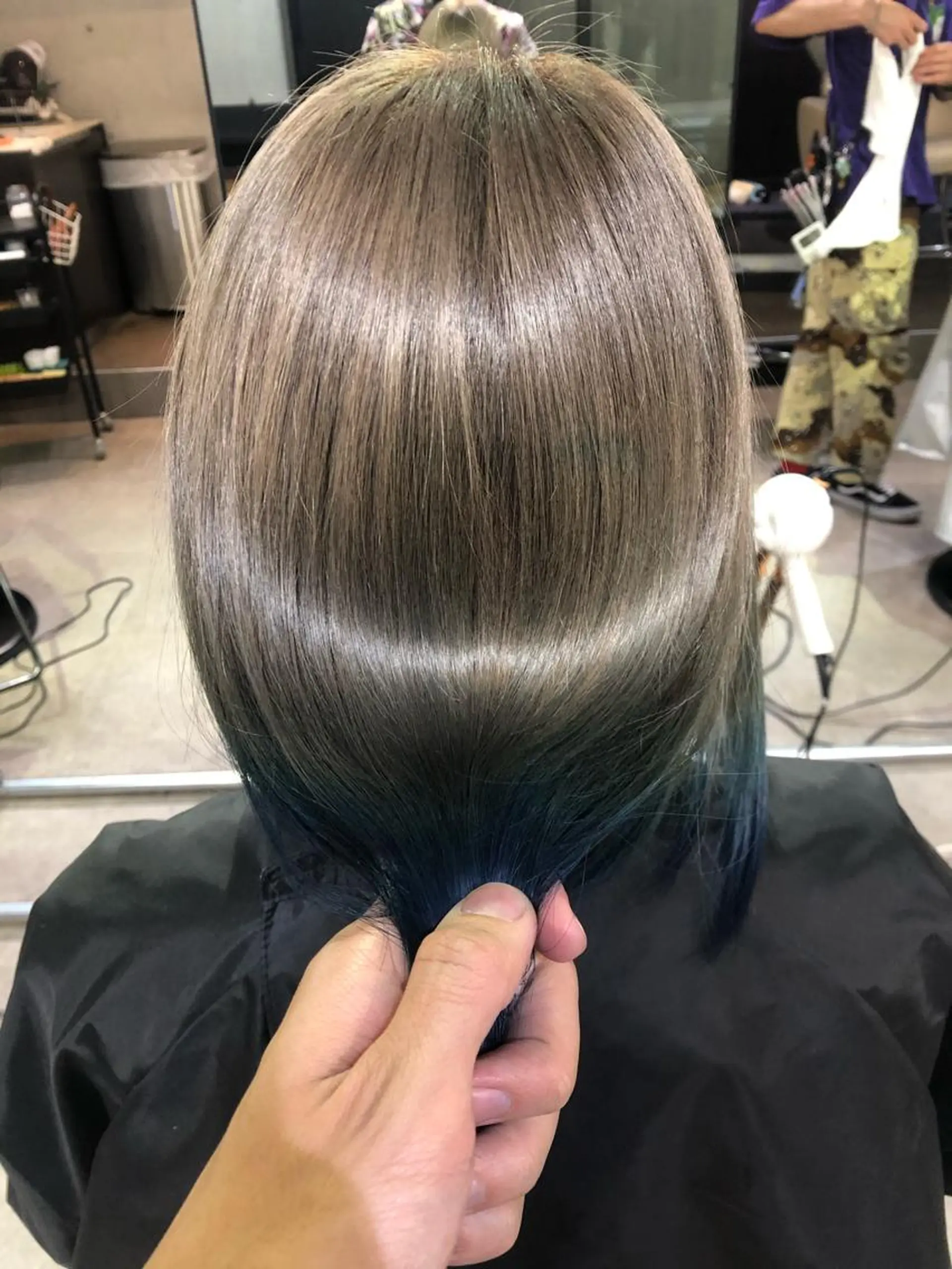 ミディアム カラー 髪質改善/ブリーチ /長山遼太郎のヘアスタイル