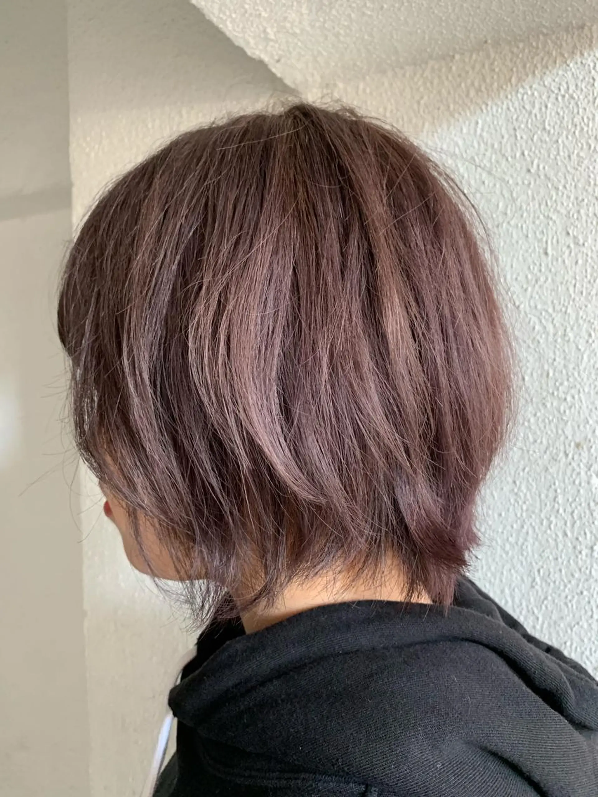 ショート カット ヘアカラー トリートメント 萌花　moeka /韓国/レイヤーのヘアスタイル