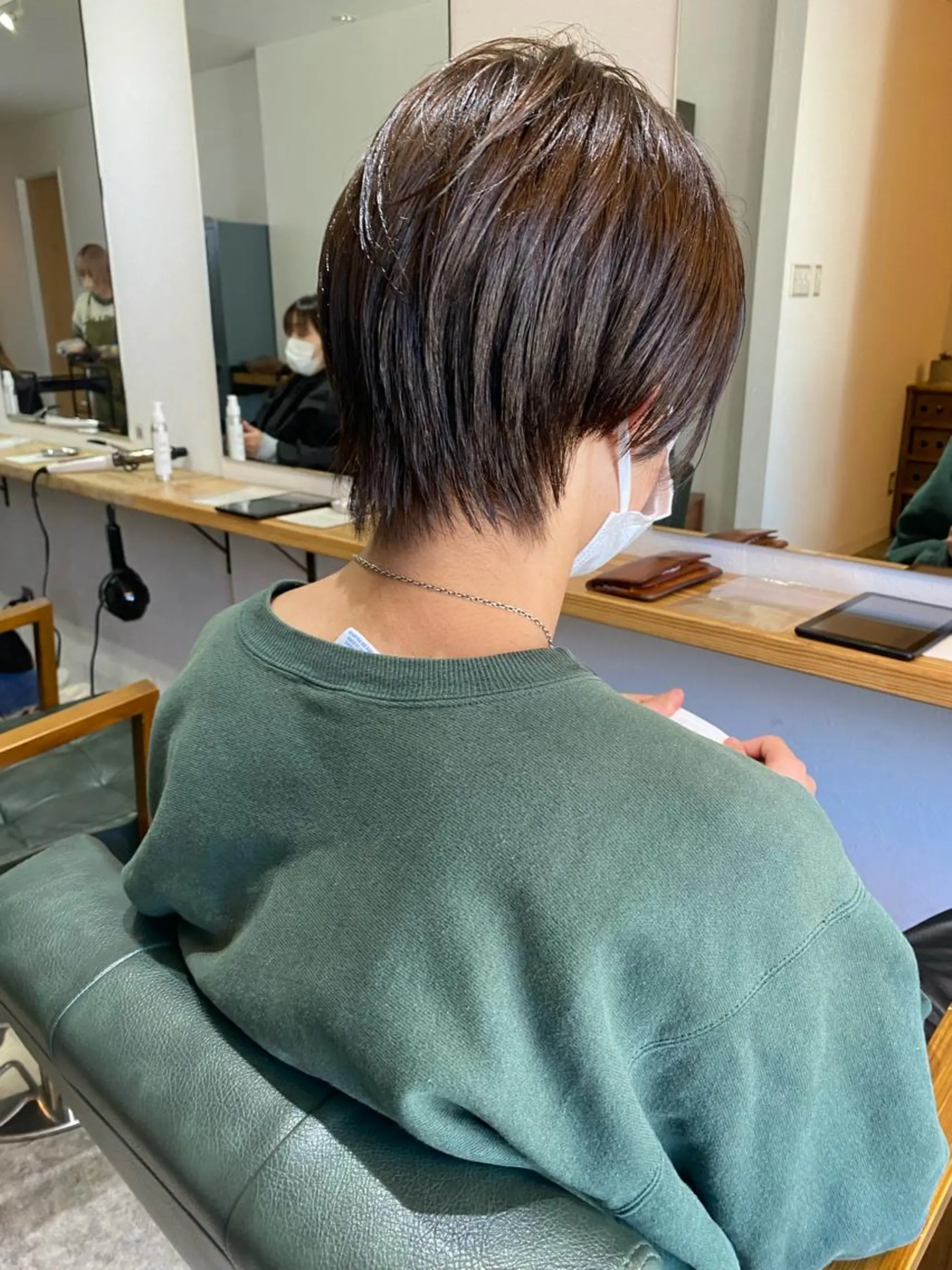 ショート メンズ メンズショート 刈り上げ ショートヘア カット 森貴裕/ベージュ/ パーマ/オリーブのヘアスタイル