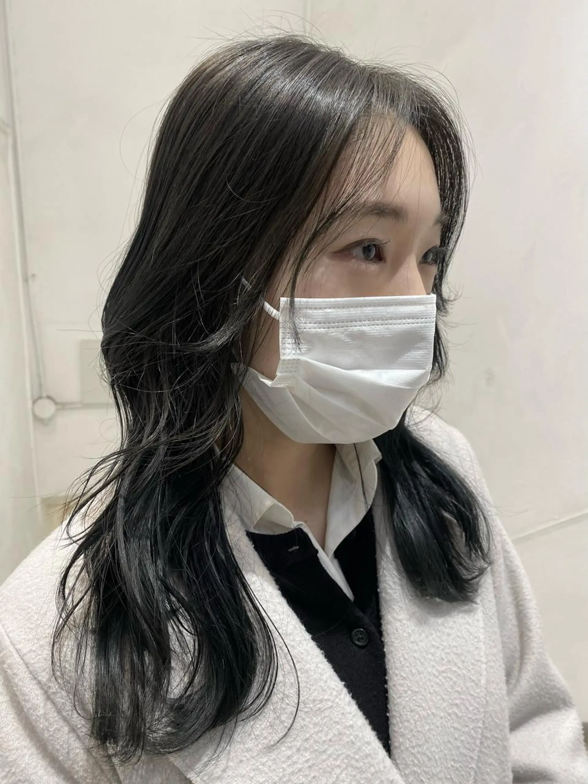 ロング カラー 透明感カラー ✨くびれスタイル✨️ 戸嶋穂乃香のヘアスタイル