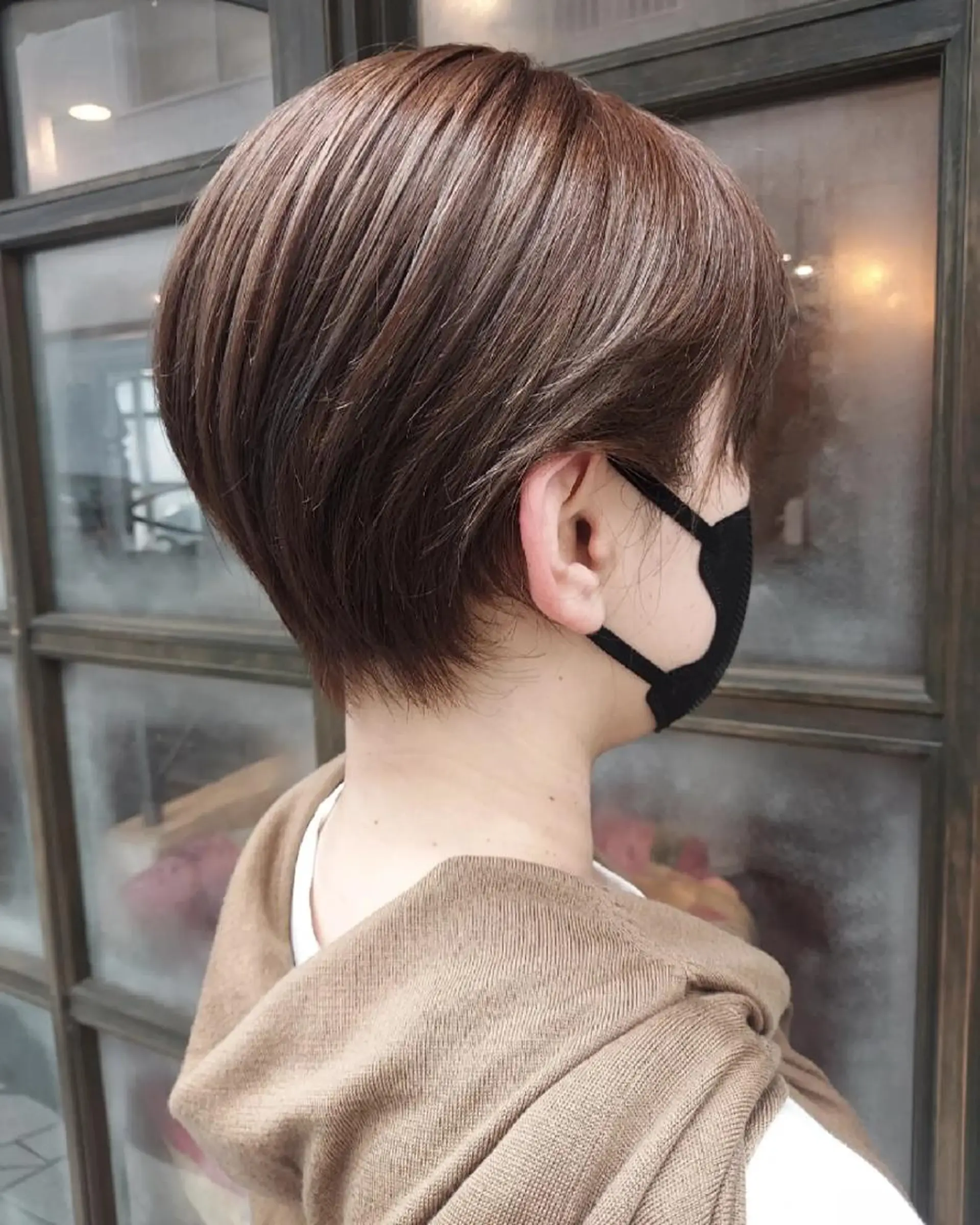 ショート カラー ベージュカラー ミルクティーベージュ カット ヘアカラー grow上野御徒町【グロウ】所属・ブリーチ・ハイトーン 特化🎉内山のヘアスタイル