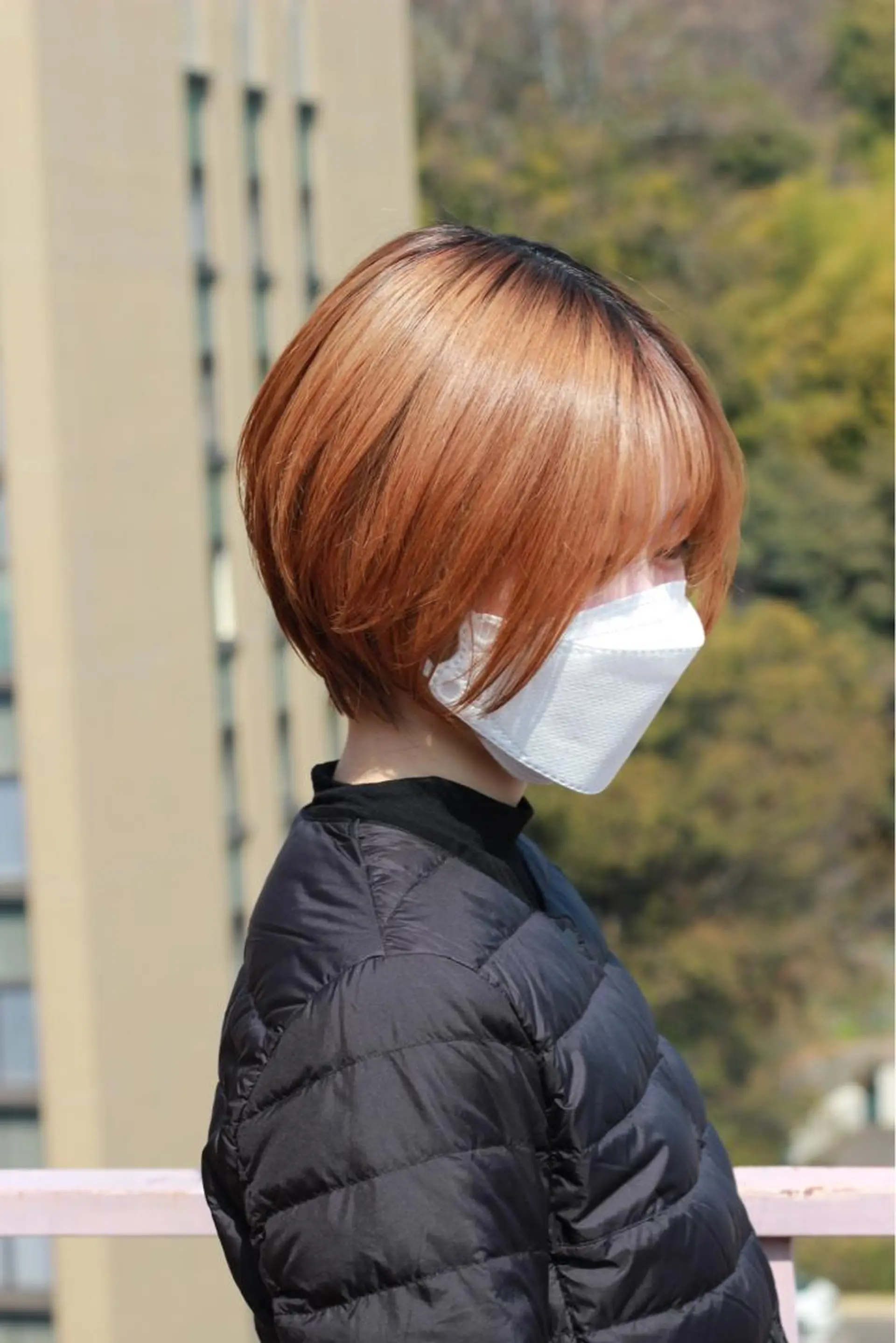 ショート 天使の羽バング・フェザーバング ショートヘア カット Viage （ビアージュ）のヘアスタイル