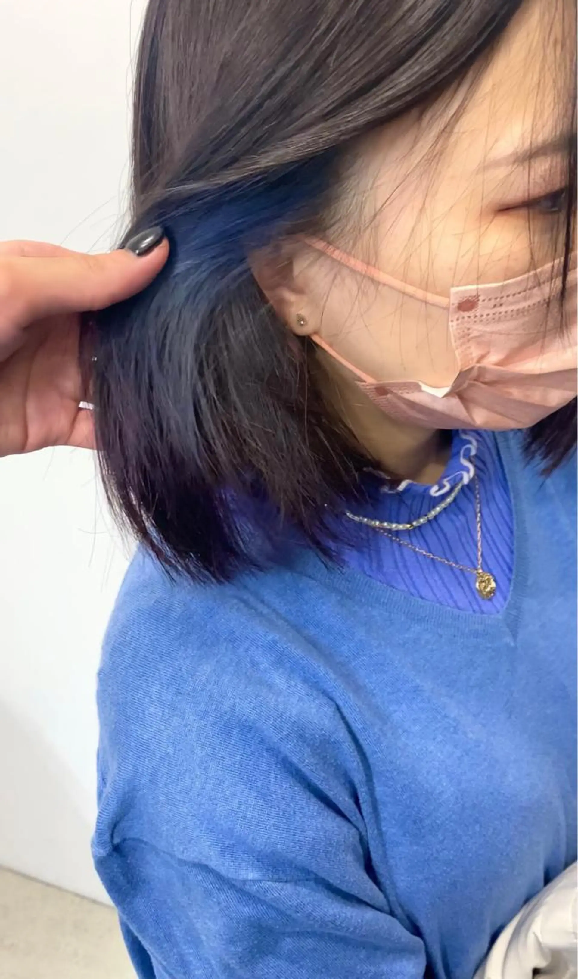 ショート 似合わせカット ウルフカット sunc所属・梅田l大人韓国ヘア レイヤー×艶カラーのヘアスタイル