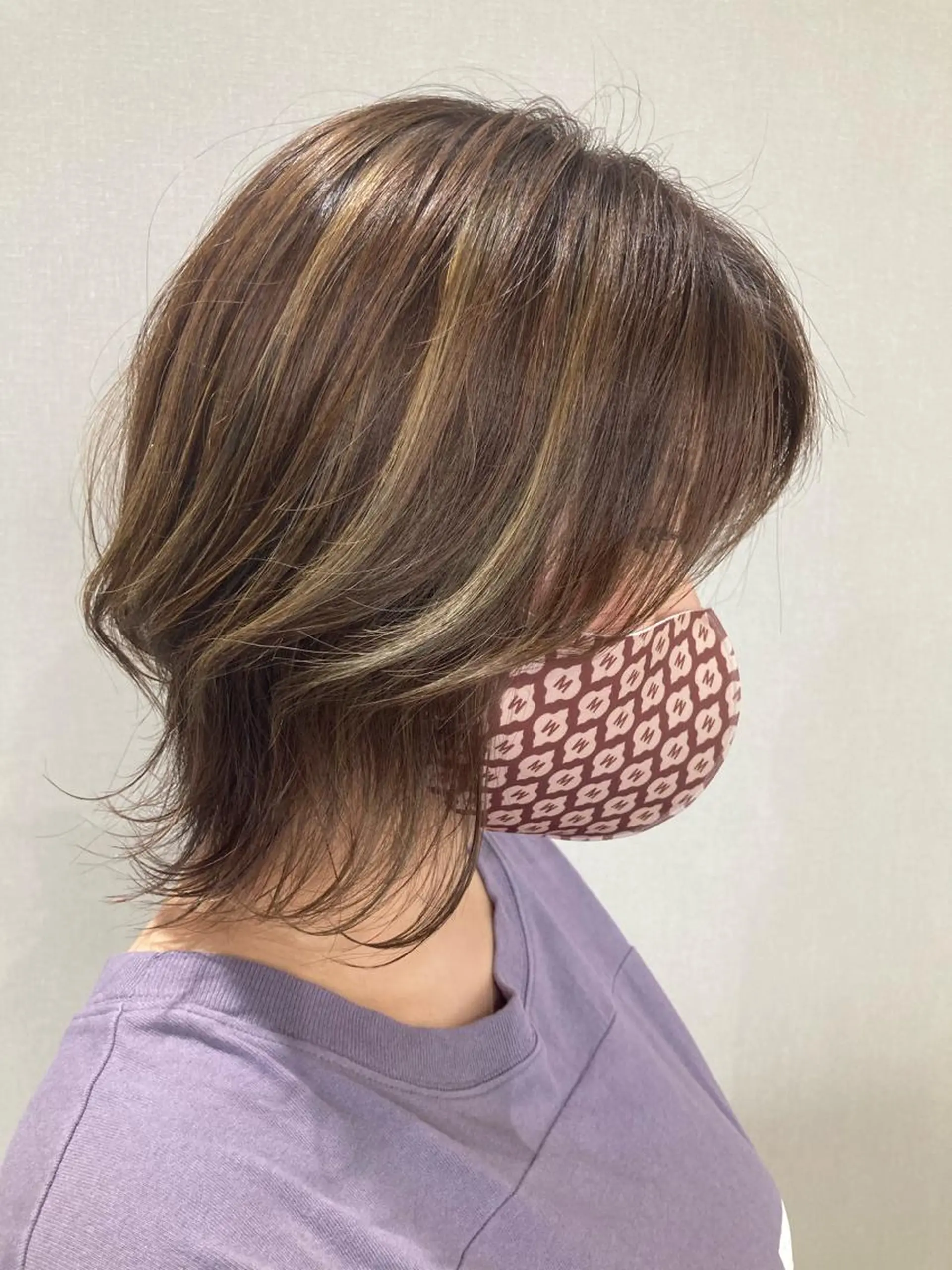 ミディアム カット ヘアカラー Claire 【クレール】所属・富山駅徒歩8分/ 透明感カラーみきやのヘアスタイル