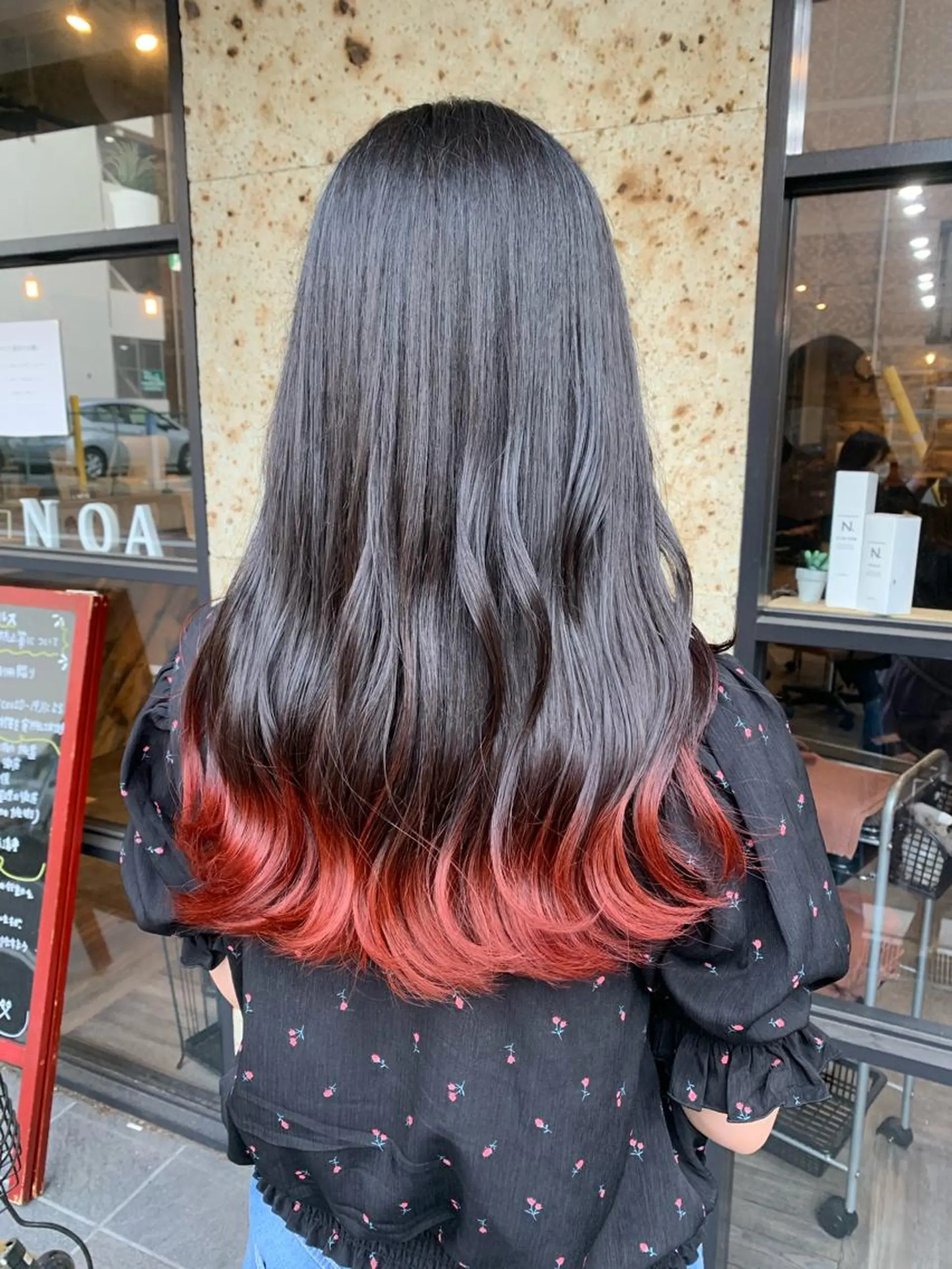 セミロング カット ヘアカラー トリートメント 山本 みきのヘアスタイル