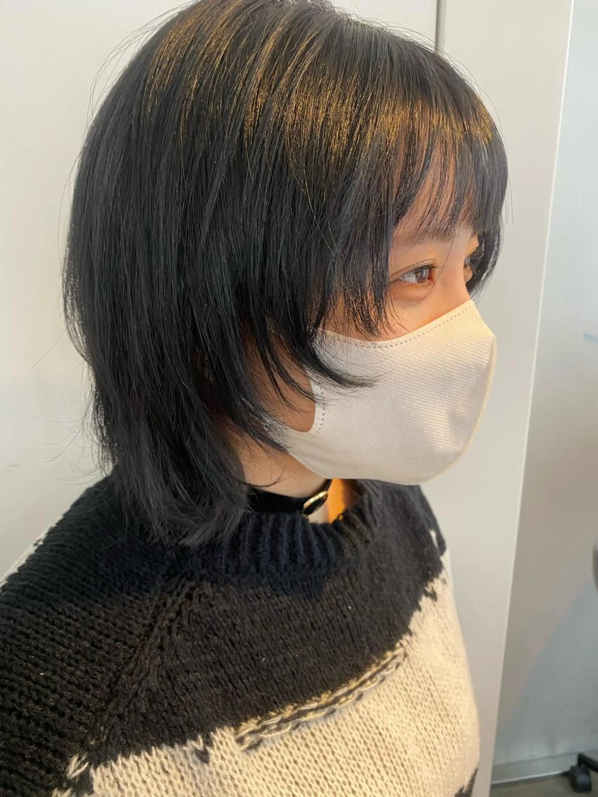 ミディアム ウルフカット カット ヘアカラー トリートメント GINZARay2 風本朱里🐥のヘアスタイル