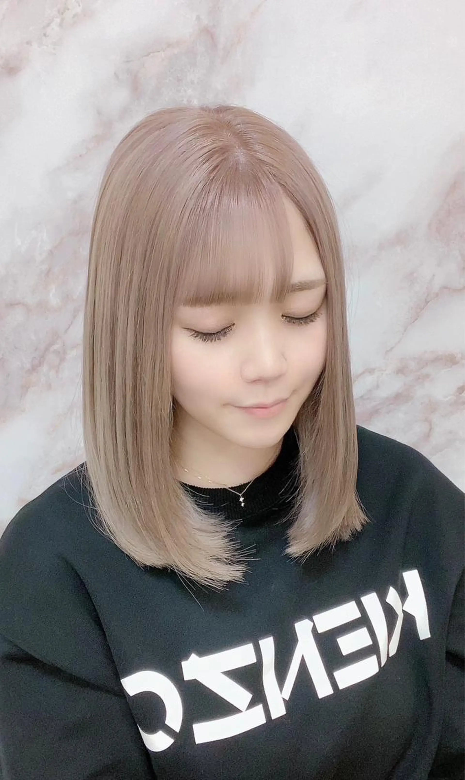 セミロング カラー ブリーチ ケアブリーチ ハイトーンカラー シルバー 🎨店長・田代🎨 最高の可愛さへ🔥のヘアスタイル