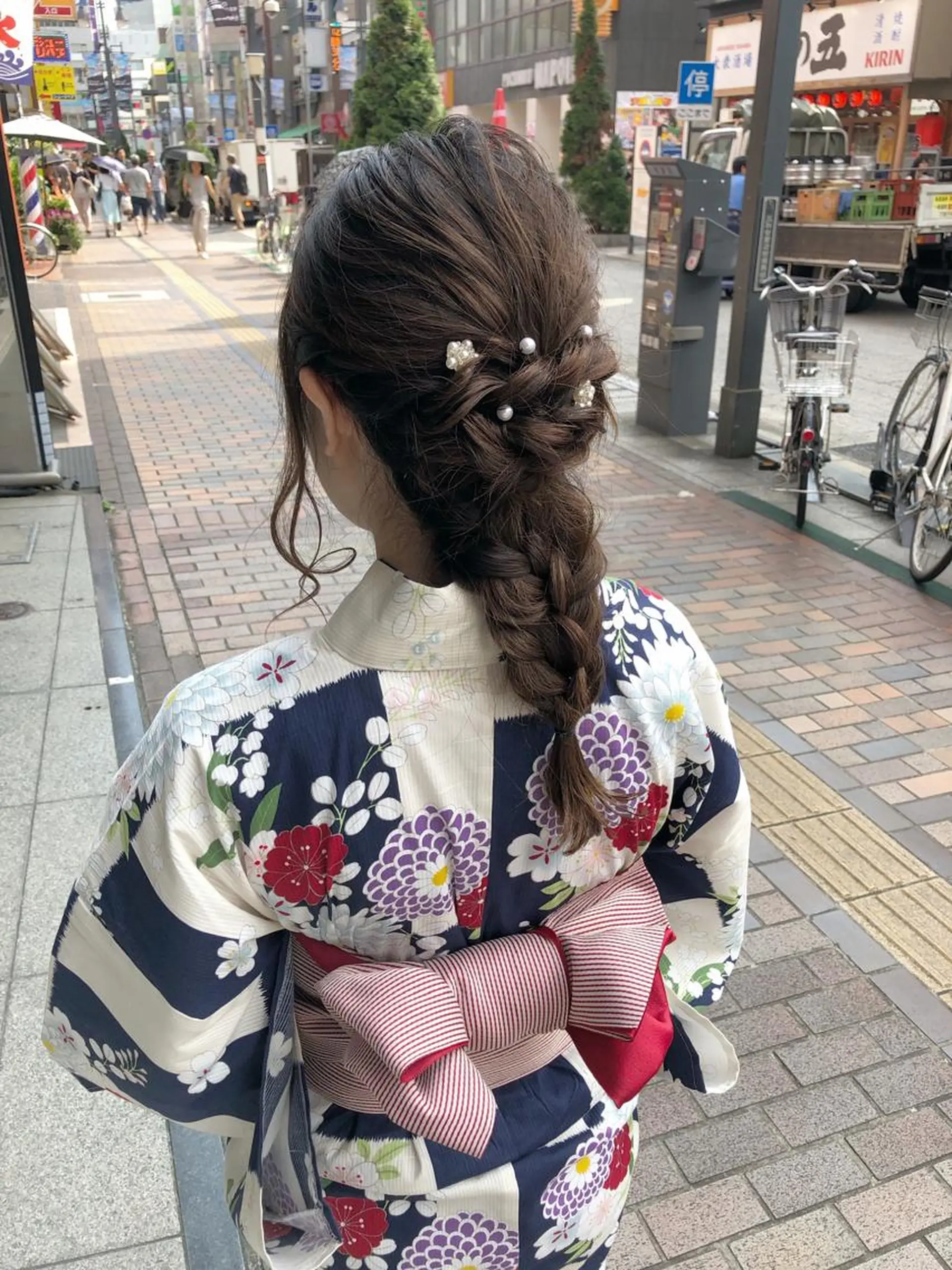 セミロング ヘアアレンジ Kimura Miyukiのマツエク・マツパデザイン