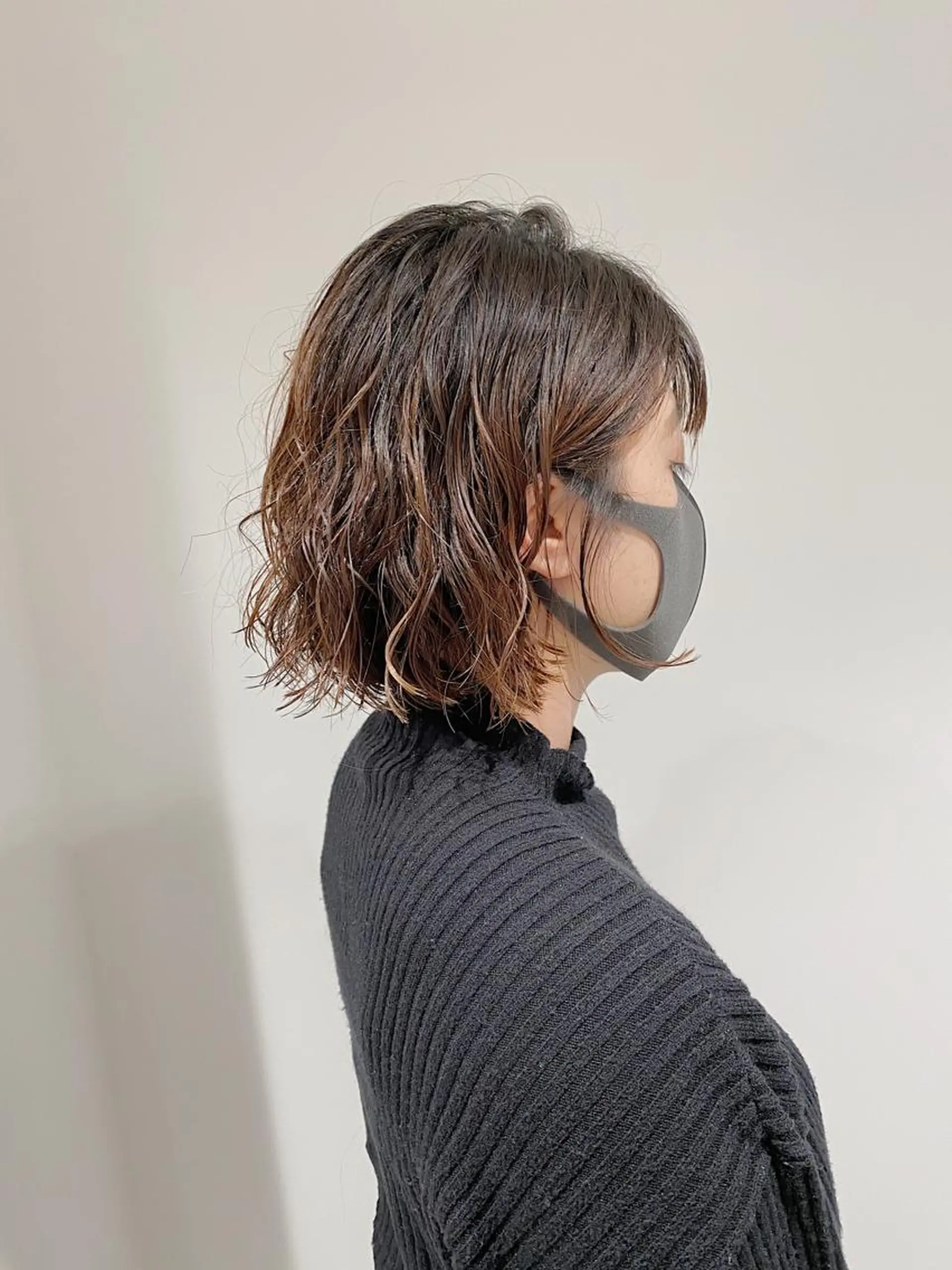 ショート パーマ ノグチ ユウキ/ボブのヘアスタイル