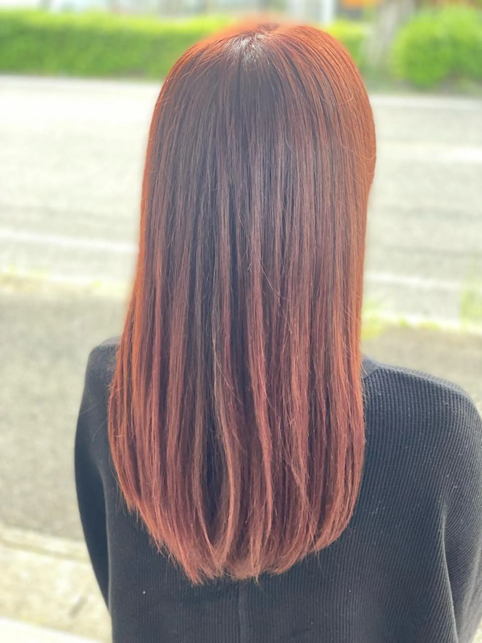 セミロング カラー 尾崎 優也のヘアスタイル