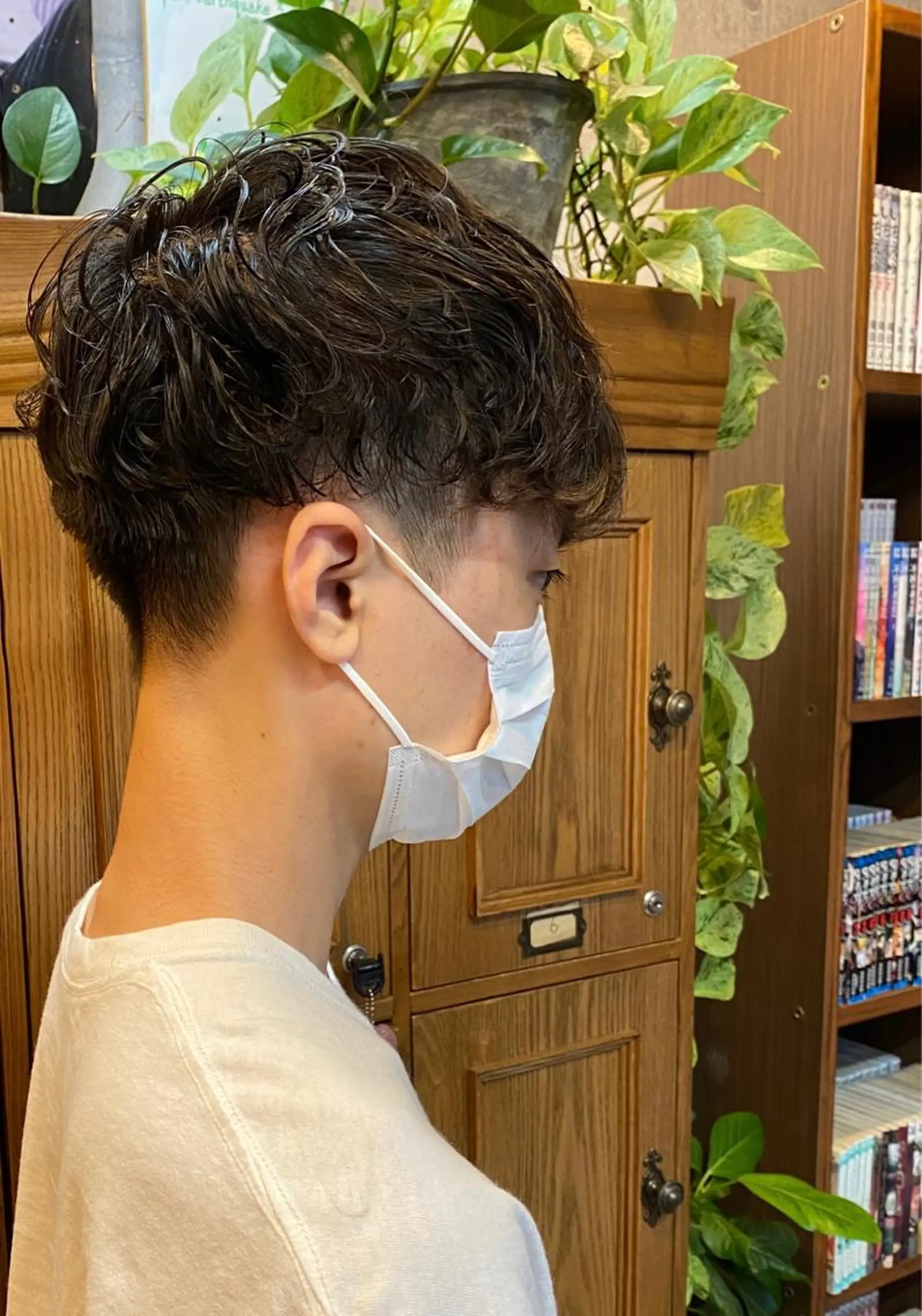 ショート パーマ メンズ 【扉gate】野崎 英幸のヘアスタイル