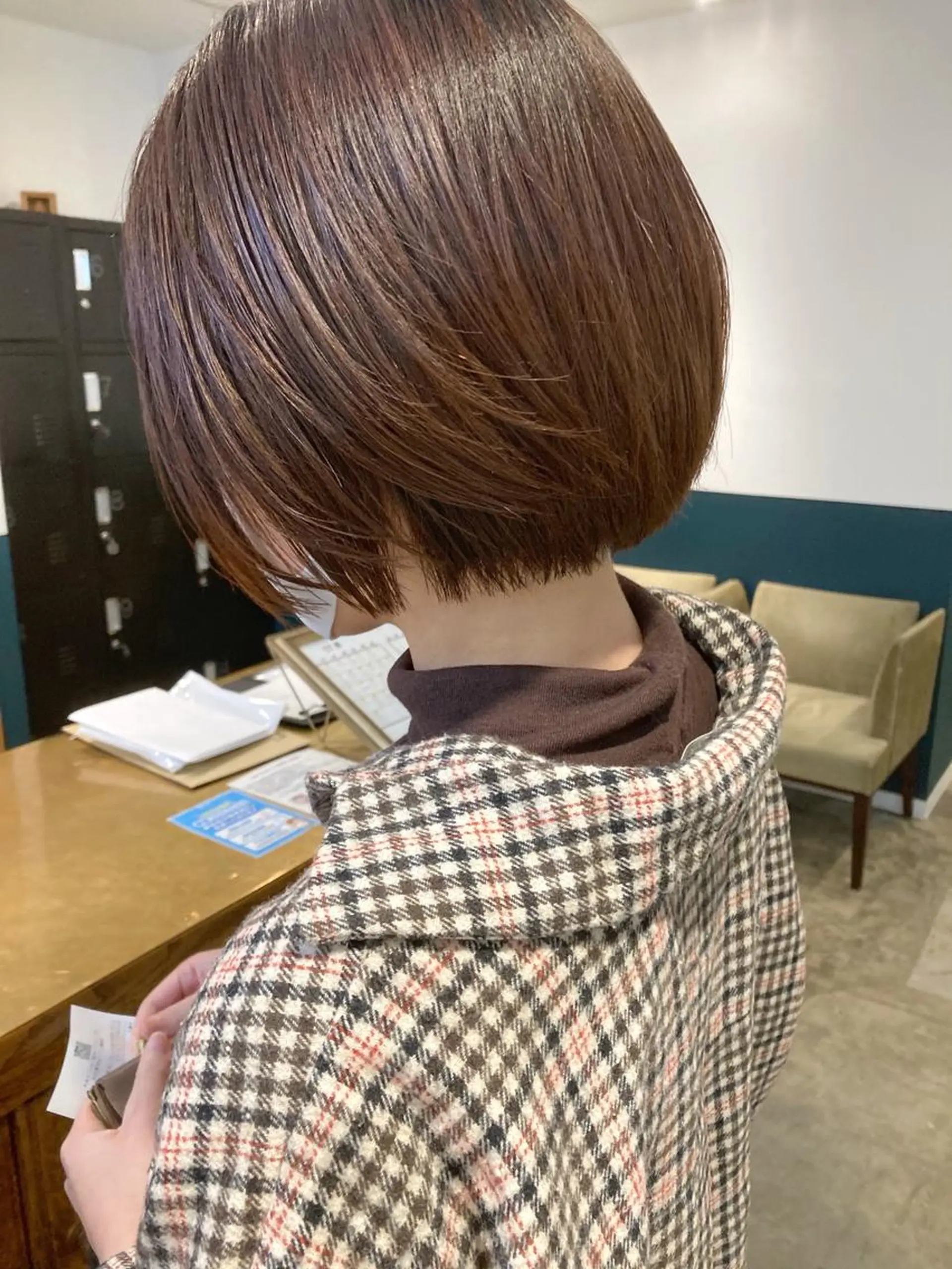 ショート 切りっぱなしボブ ボブ ヘアカラー カラーリスト菅野 竜矢🌈のヘアスタイル