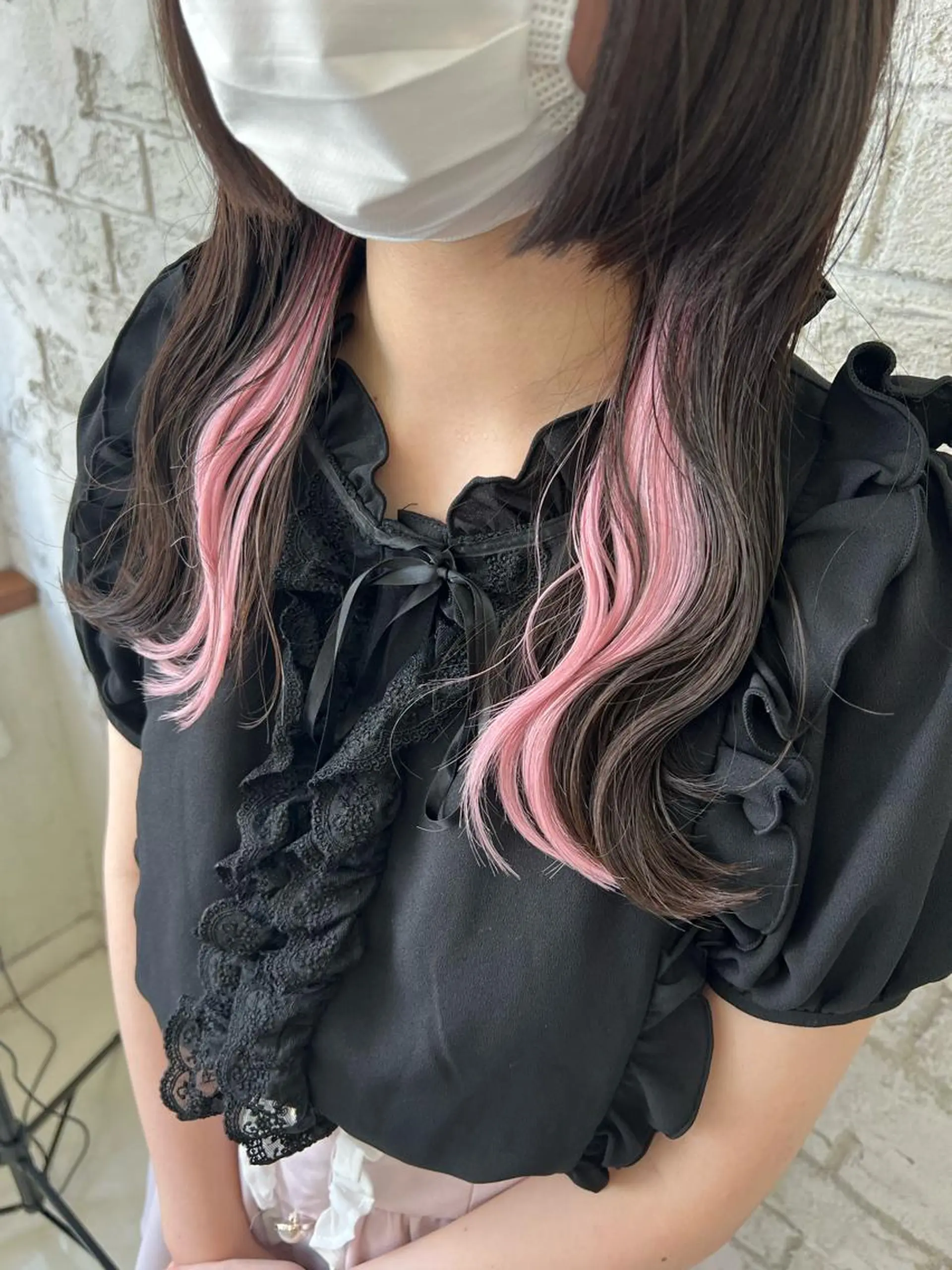 セミロング エクステ エクステ＆艶カラー 🎀YURINA🎀のヘアスタイル